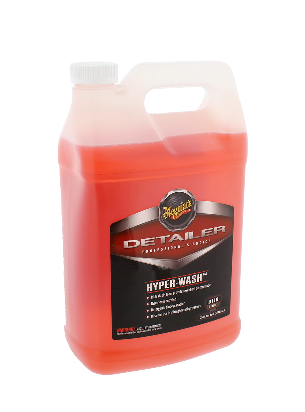 Meguiar’s D11001 Hyper-Wash Foaming Car Wash Lifts Off Dirt and Leaves a Rich Shine, 1 gallon
