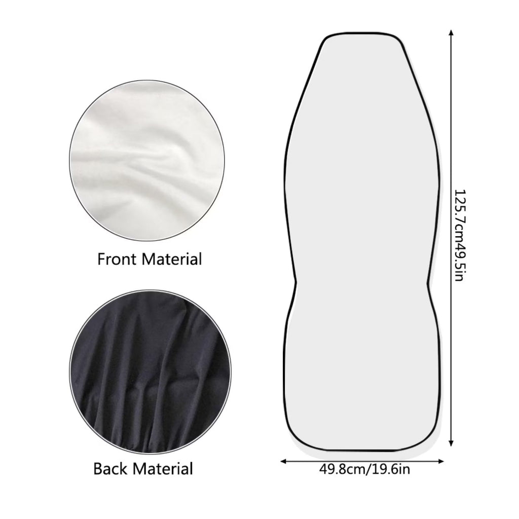 NETILGEN 2 Pcs Kit Cow Print Car Cover Set Stretchy Bucket Saddle Blanket Decorations Car Seat Cover Set Comfy Auto Protector Universal Fit SUV Van Truck Van