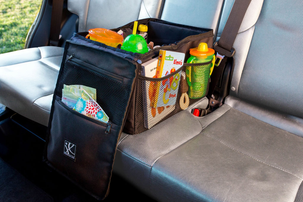 J.L. Childress Backseat Butler Car Organizer and Storage for Kids of All Ages, Black