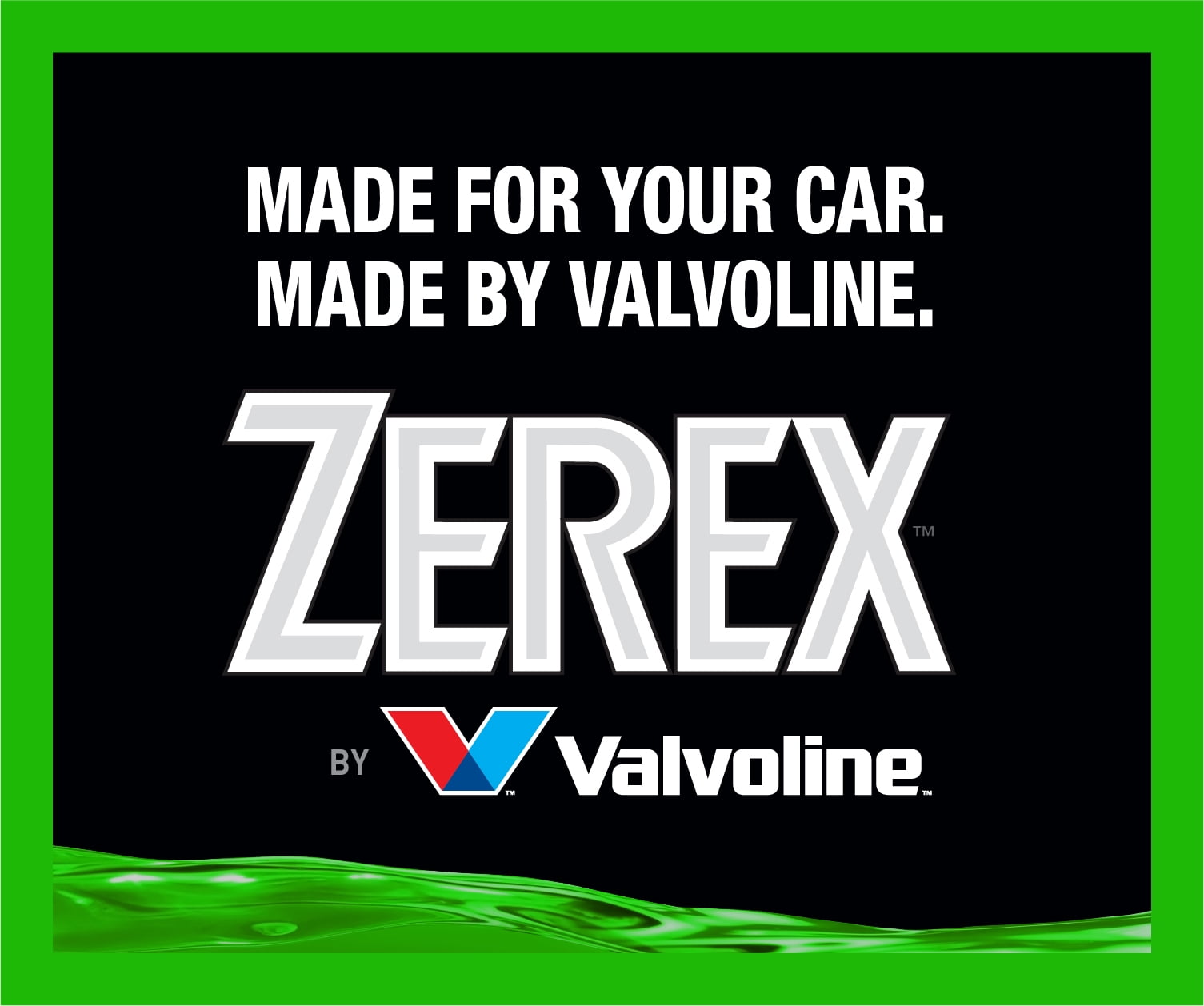 Zerex Asian Vehicle Green Silicate and Borate Free Antifreeze / Coolant 50/50 Ready-to-Use 1 GA