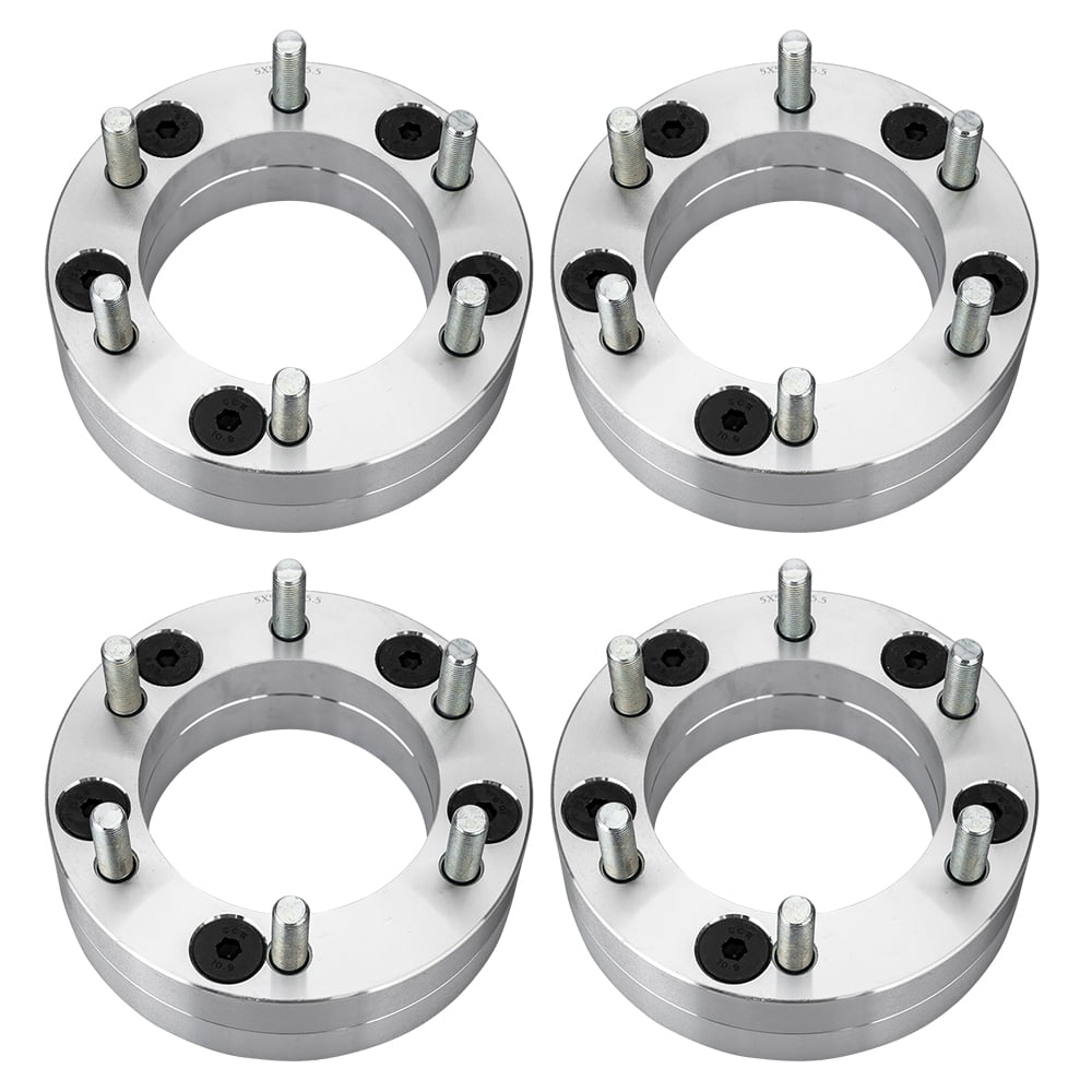 Happydeer 2X Wheel Adapters 5 Lug 5.5 To 6 Lug 5.5 Spacers 5x5.5 To 6x5.5 2" For Jeep Ford
