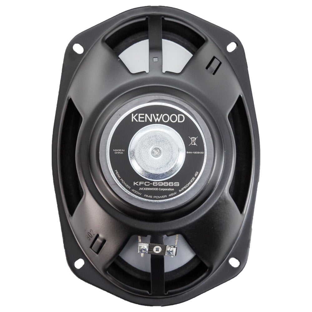 Kenwood 6" x 9" 400W 3-Way Car Audio Flush Mount Coaxial Stereo Speakers, Pair