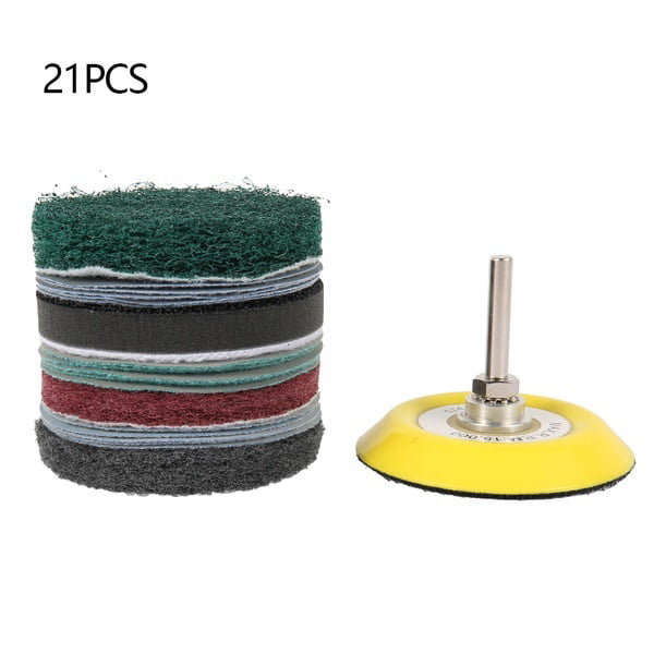 ODOMY DIY Car Lights Kit Polishing Restoration & Headlight Repairing Set P240 Mop Sanding Discs Drill Adapter