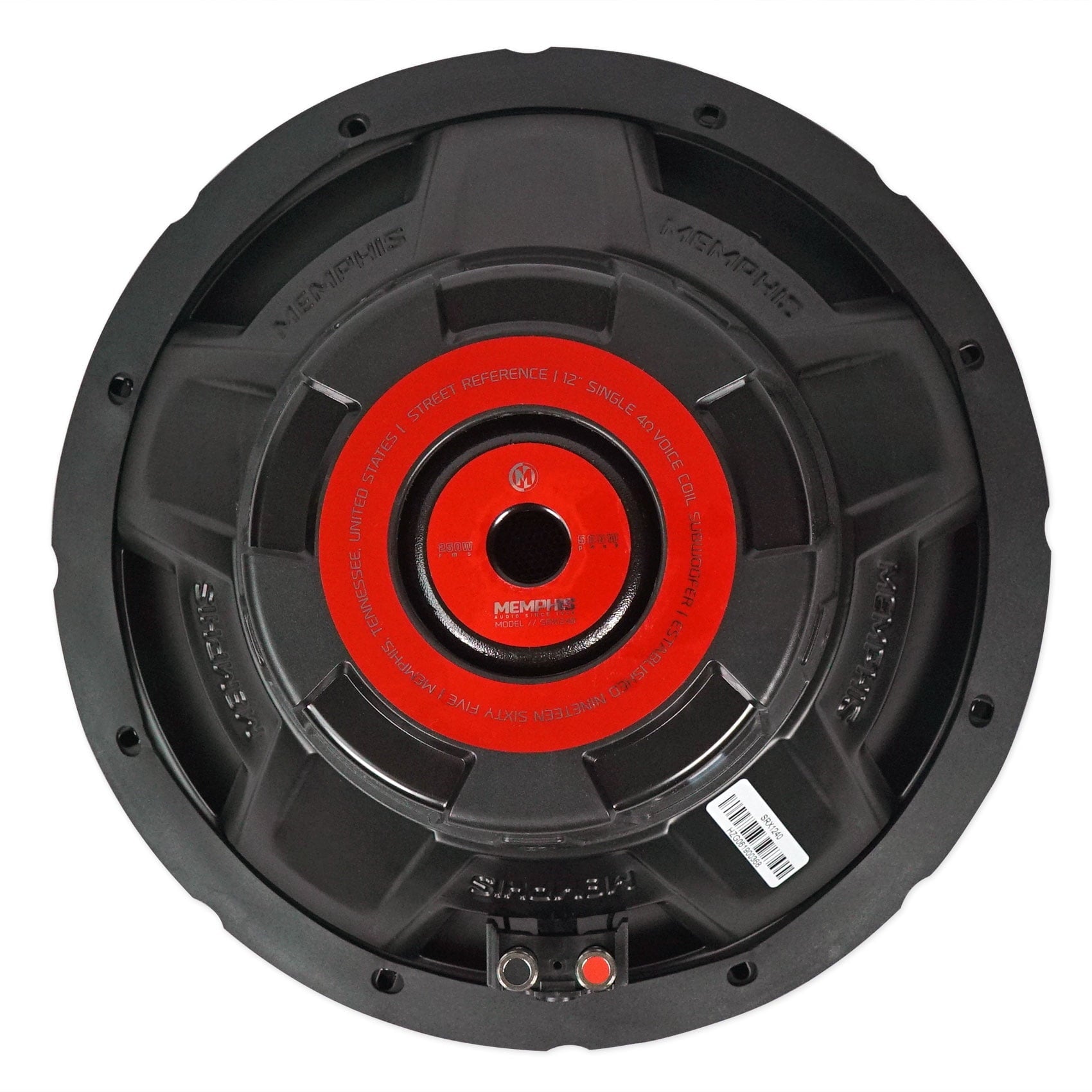 Memphis Audio 500w SRX1240 12" SRX Car Subwoofer Sub+Wireless EarBuds