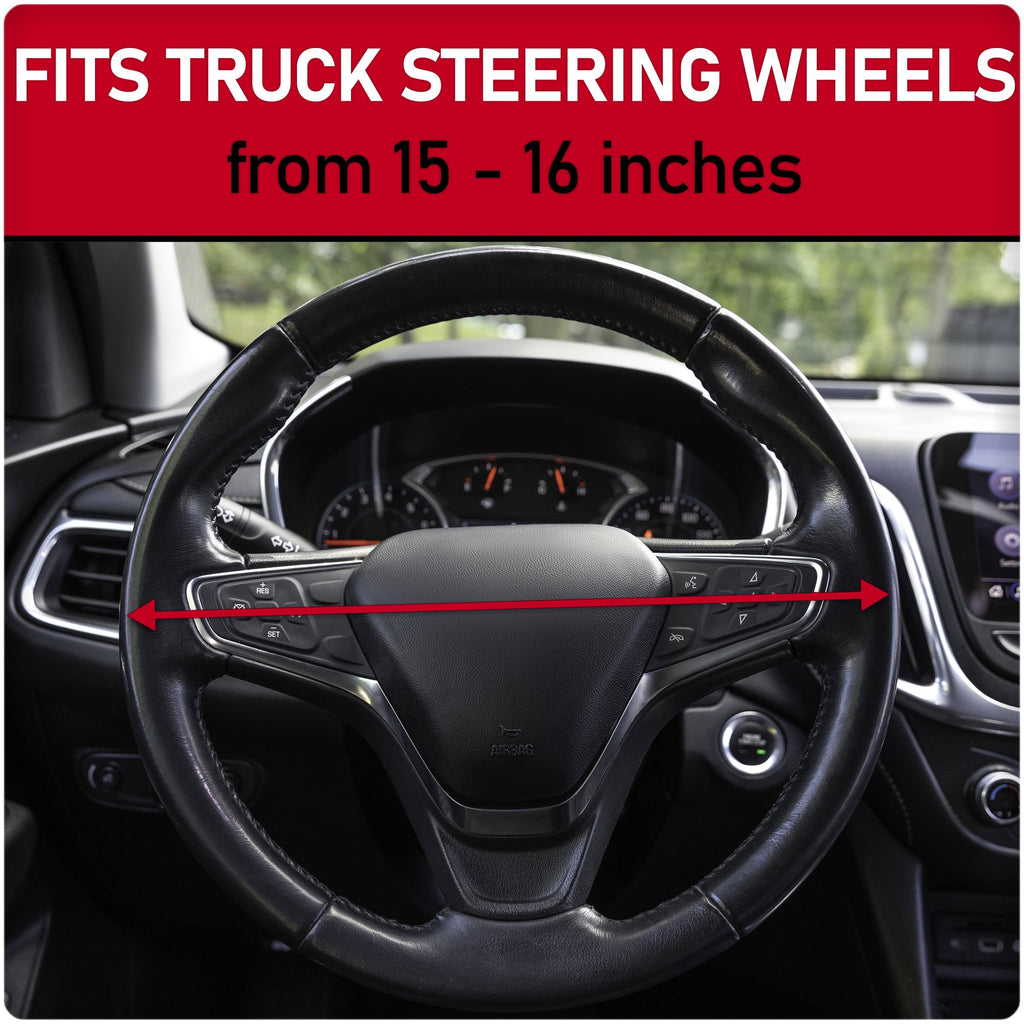 Genuine Dickies Heavy Duty Truck Steering Wheel Cover, Black