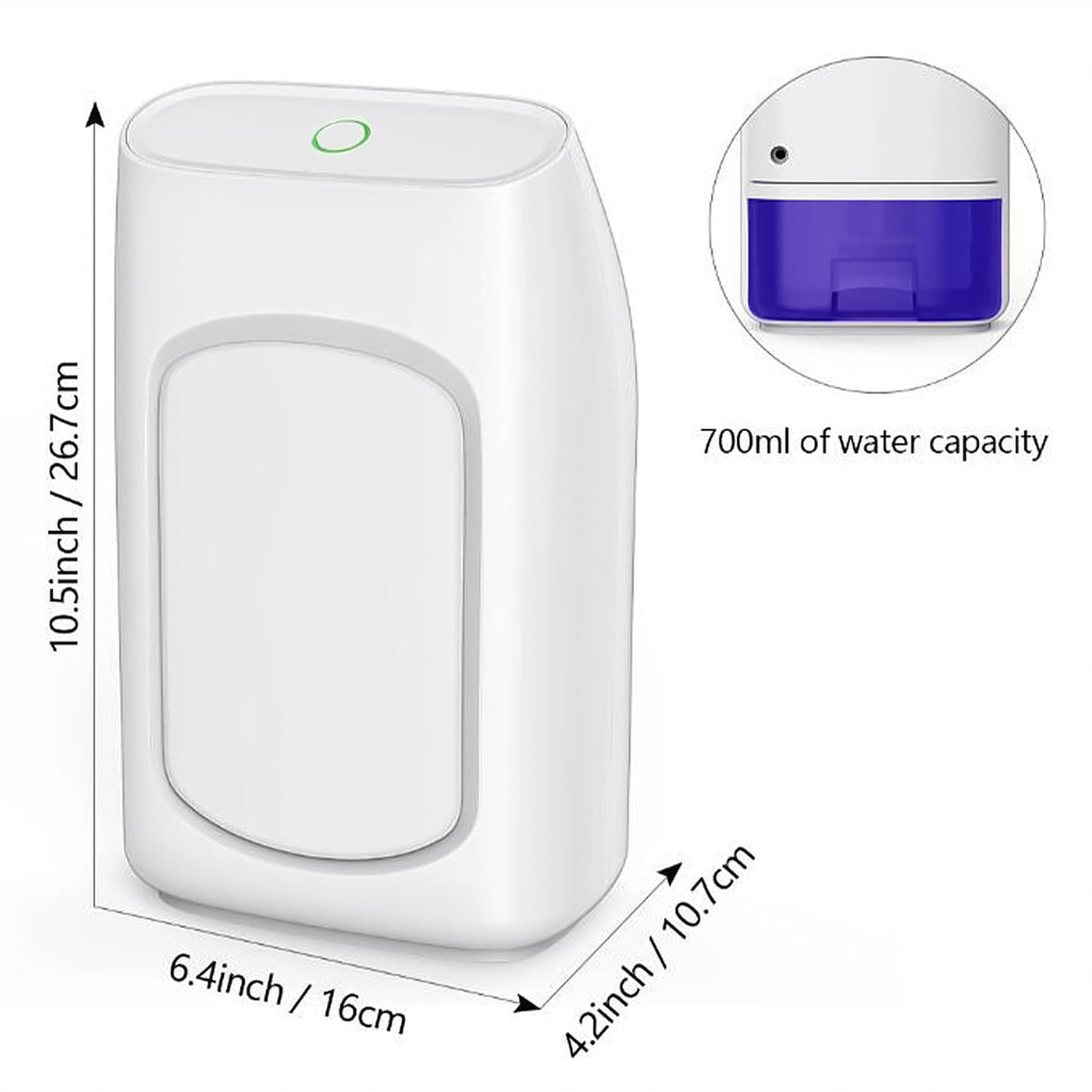 Kiplyki Dehumidifier For Home Ultra Quiet Auto Shutoff Dehumidifier For Closet Wardrobe Bedroom Kitchen Basement