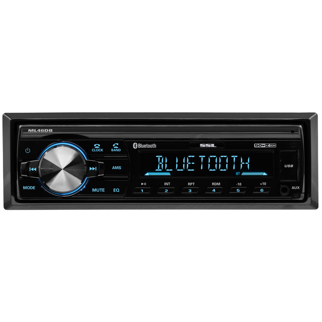 Sound Storm ML46DB Single Din Bluetooth Audio and Calling Car Stereo System
