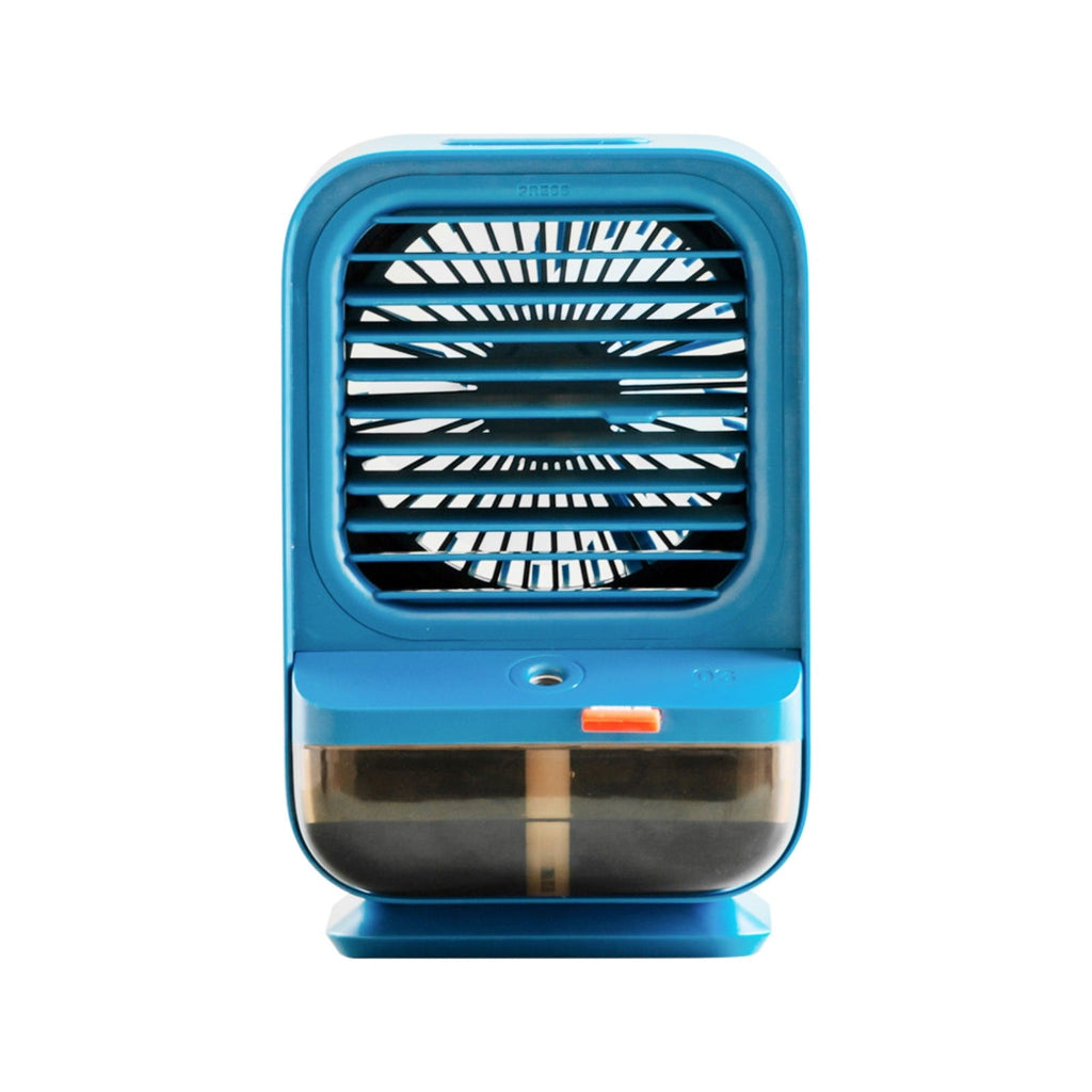 Quiet Oscillating Table Fan Air Conditioner Portable Evaporative Cooler Humidifier Mini Desktop Cooling Fan Tent Fan