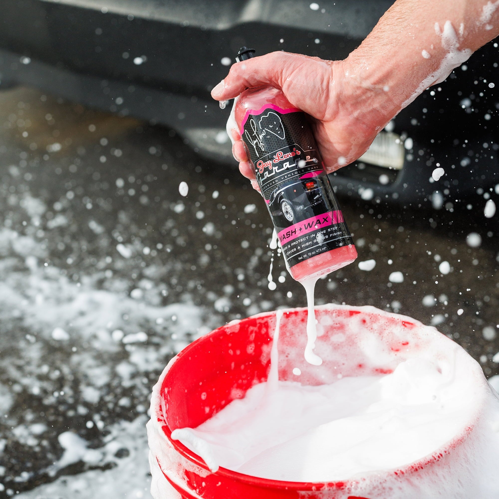 Jay Leno's Garage Car Wash + Wax (16 oz) - Clean & Shines Car Paint