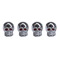 Hot Sell Red Eyes Skull Tyre Tire Air Valve Stem Dust Caps For Car Bike Truck Bike Accessories