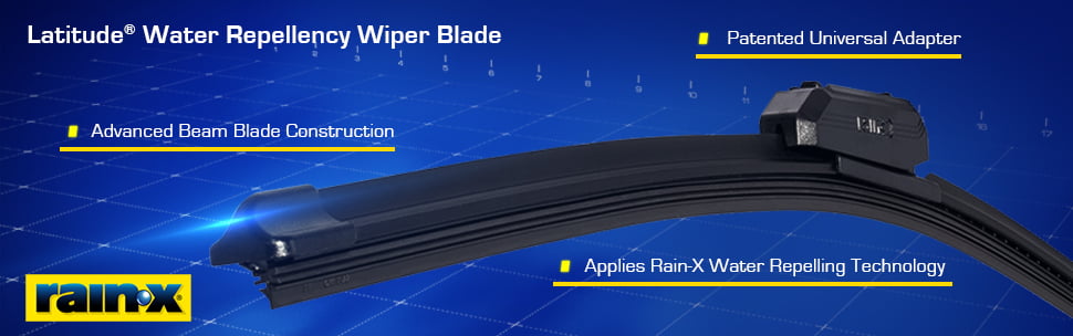 Rain-X Latitude Water Repellency 15" 2-IN-1 Windshield Wiper Blade