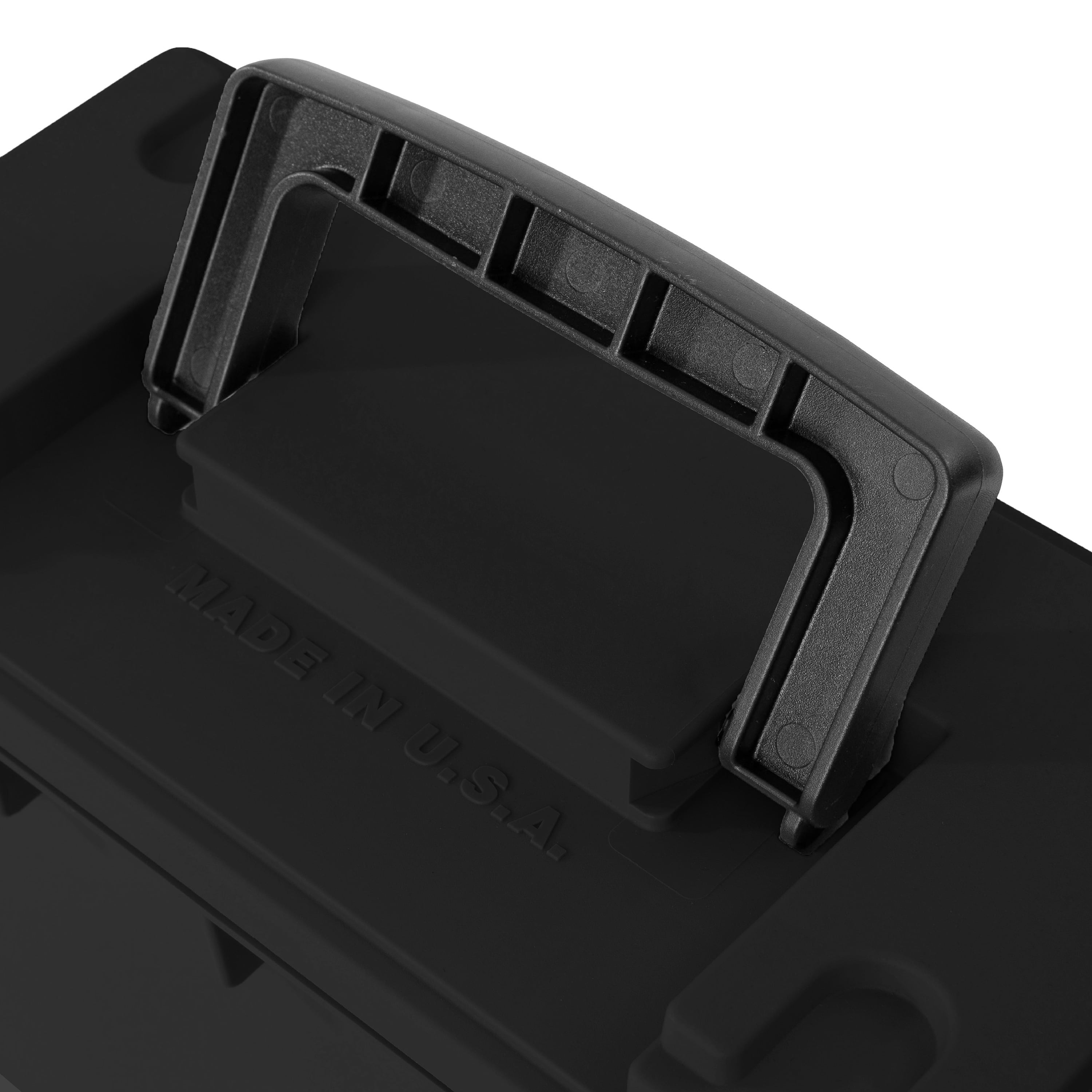 Hyper Tough Black Locking and Stacking Utility Box, Organization box