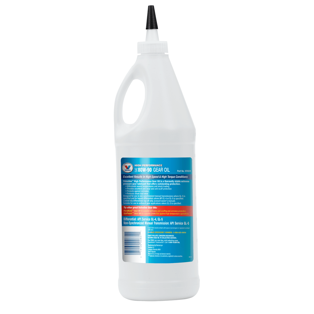 Valvoline High Performance 80W-90 Gear Oil 1 QT