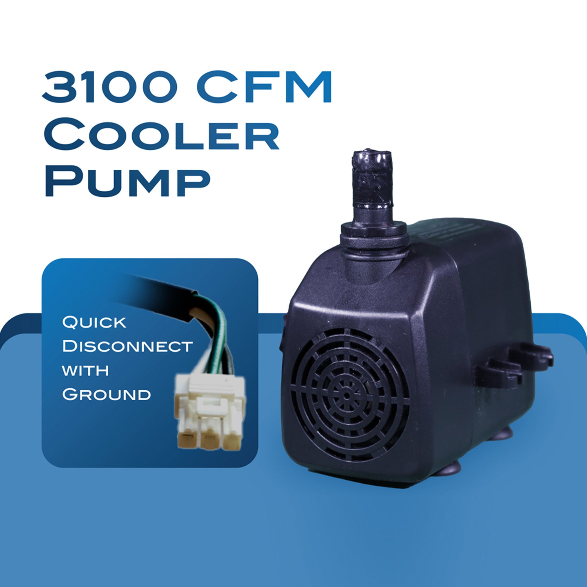 HESSAIRE 3100 CFM Submersible 110 GPH Water Pump Replacement