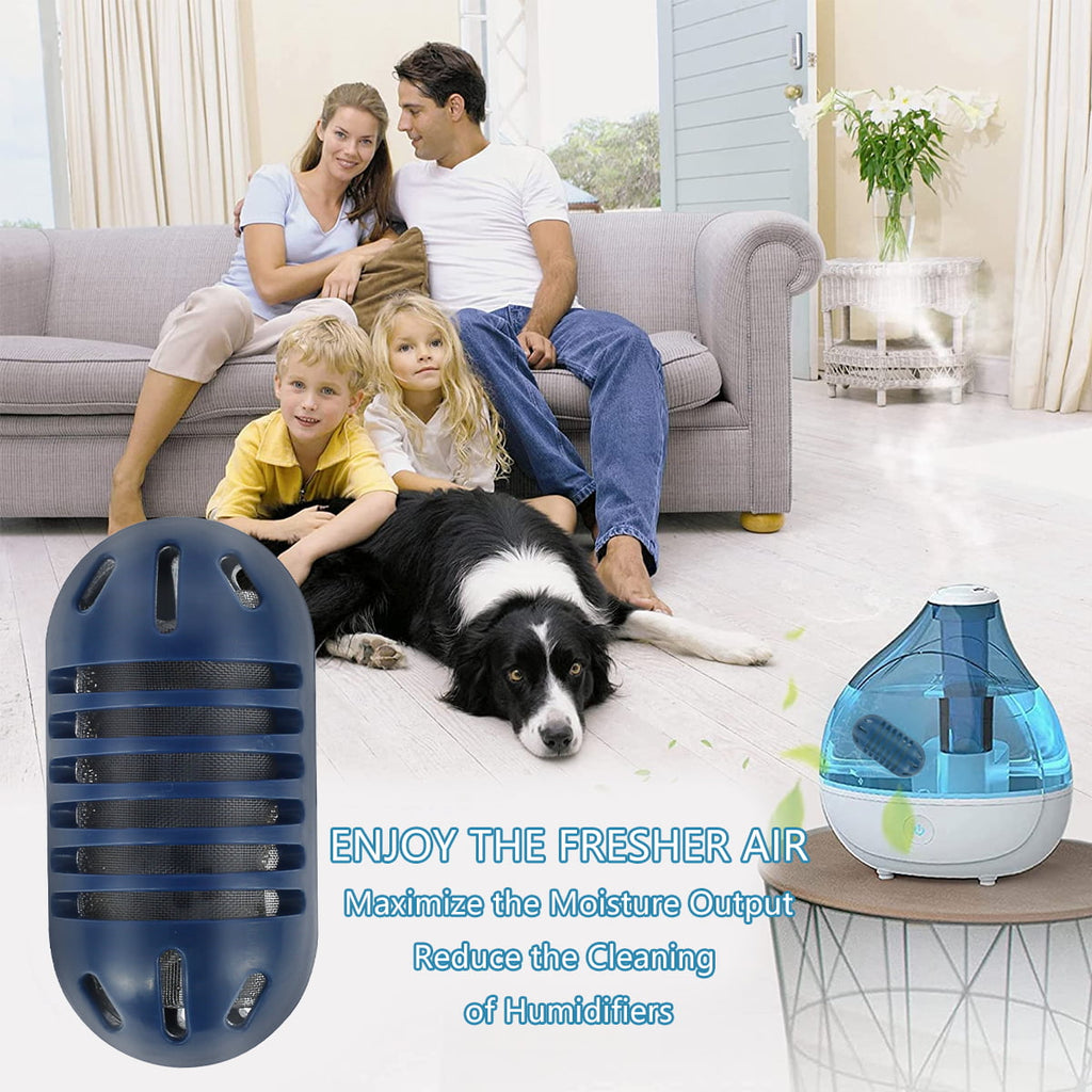 10pcs Demineralization Cartridge for Ultrasonic Humidifiers Filters Mineral Deposits Prevents Hard Water Build-Up Blue Humidifier Cartridge Set Compatible with UHE-CM65 UHE-WM70