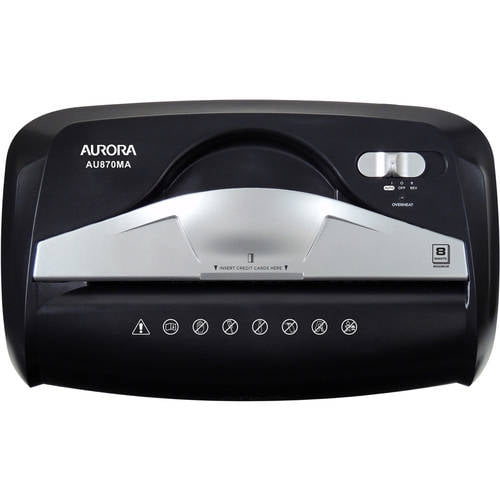 Aurora GB High Security 8-Sheet Micro-Cut Paper Shredder