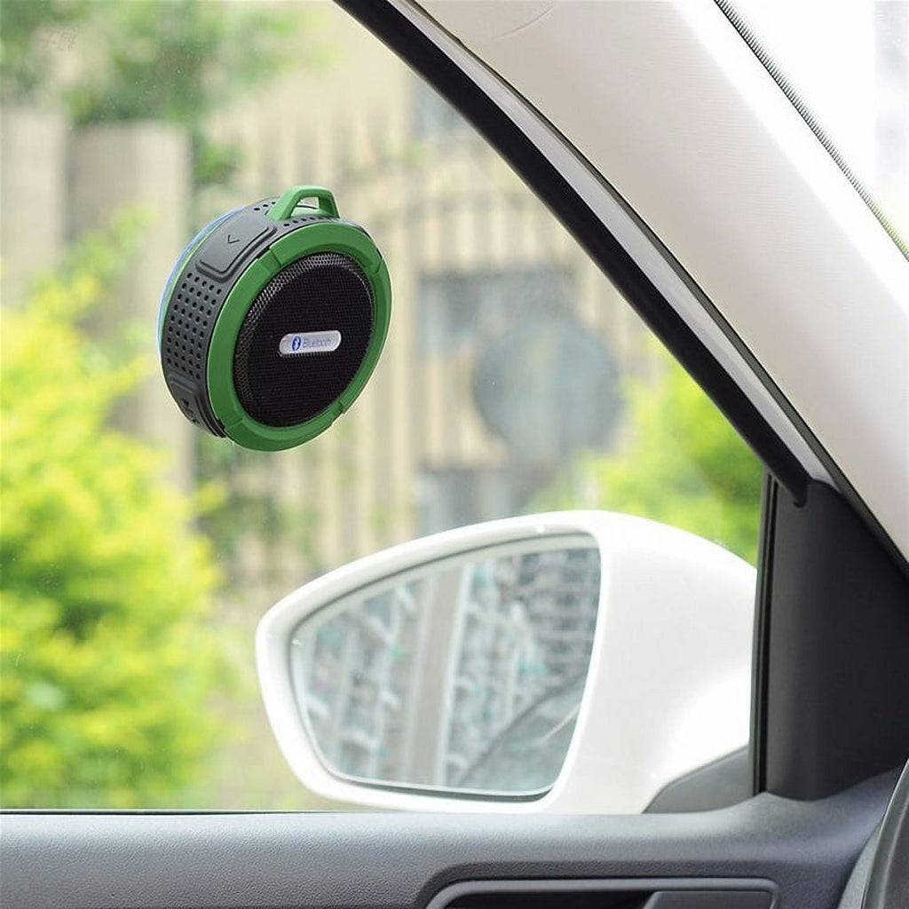 C6 Portable Bluetooth Speaker,Wireless Portable Mini Speaker,Waterproof Bluetooth Speaker,Loud HD Sound,Shower Speaker with Suction Cup & Sturdy Hook,Compatible with IOS,Android,PC,Pad