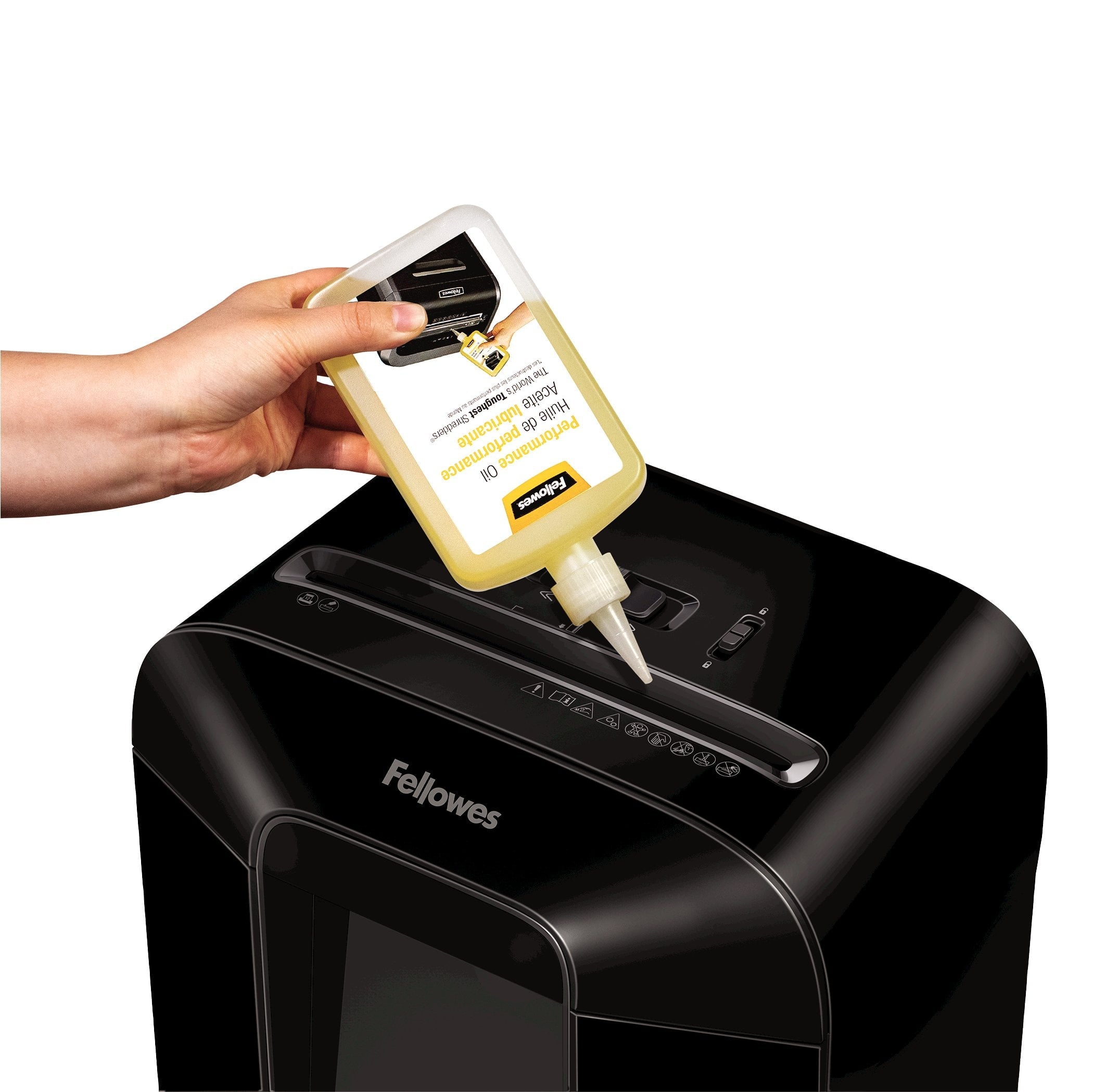 Fellowes Powershred Shredder Oil/Lubricant – 12 oz. Bottle
