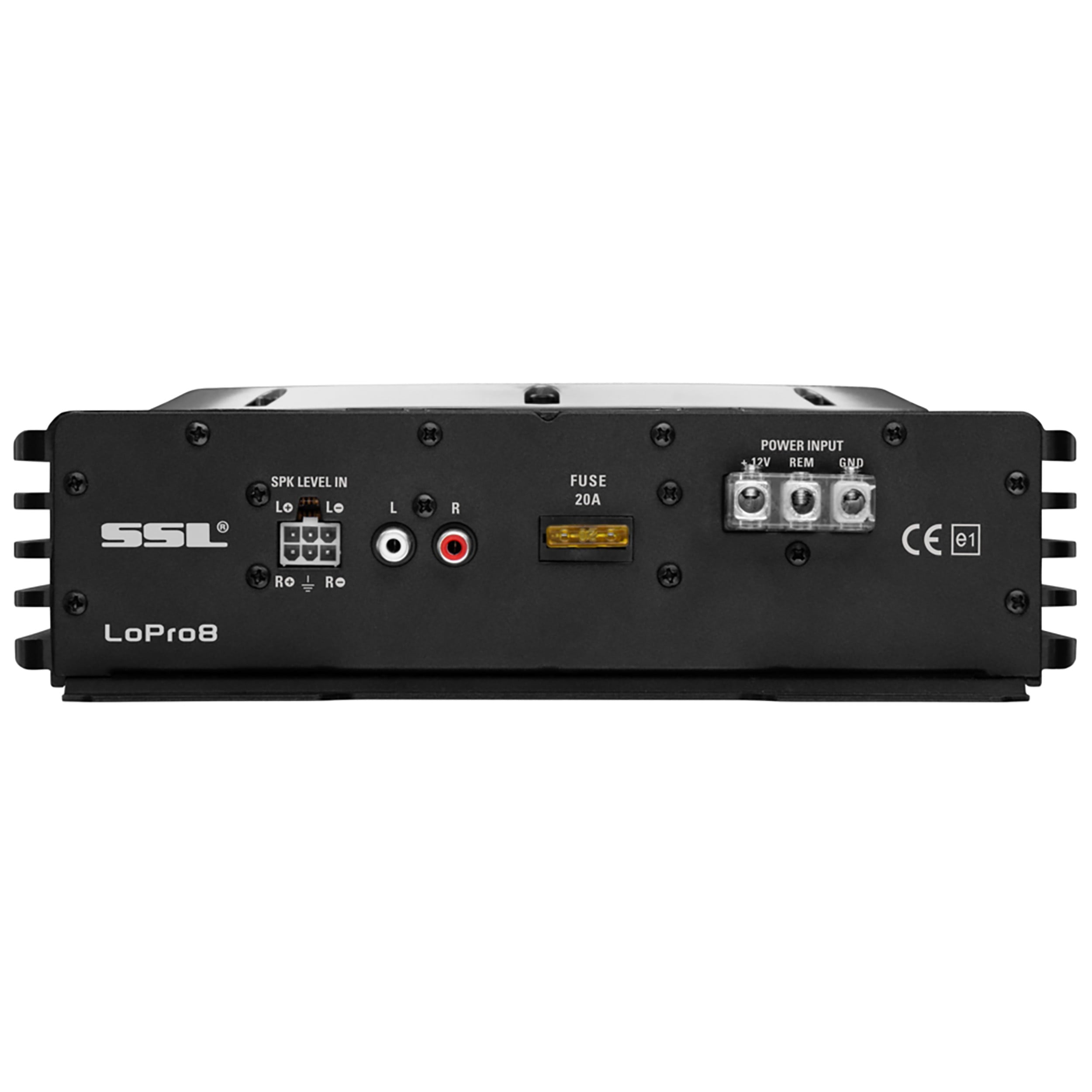 Sound Storm Laboratories LOPRO8 8 Inch Powered Under Seat Car Audio Subwoofer Built-in Amplifier - 600 Watts Max, Low Profile, Remote Subwoofer Control, For Truck, Boxes and Enclosures
