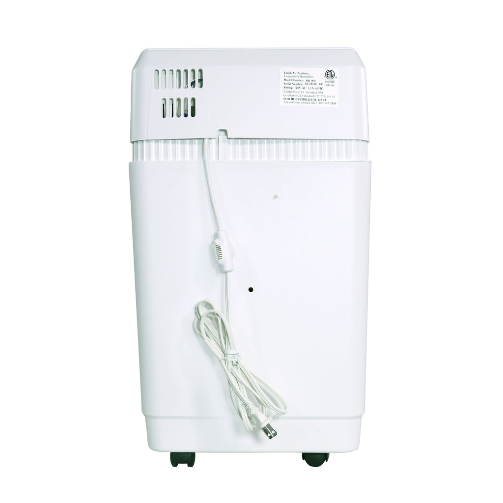 AIRCARE 831000 Space-Saver, White Whole House Evaporative Humidifier 2700 sq. ft
