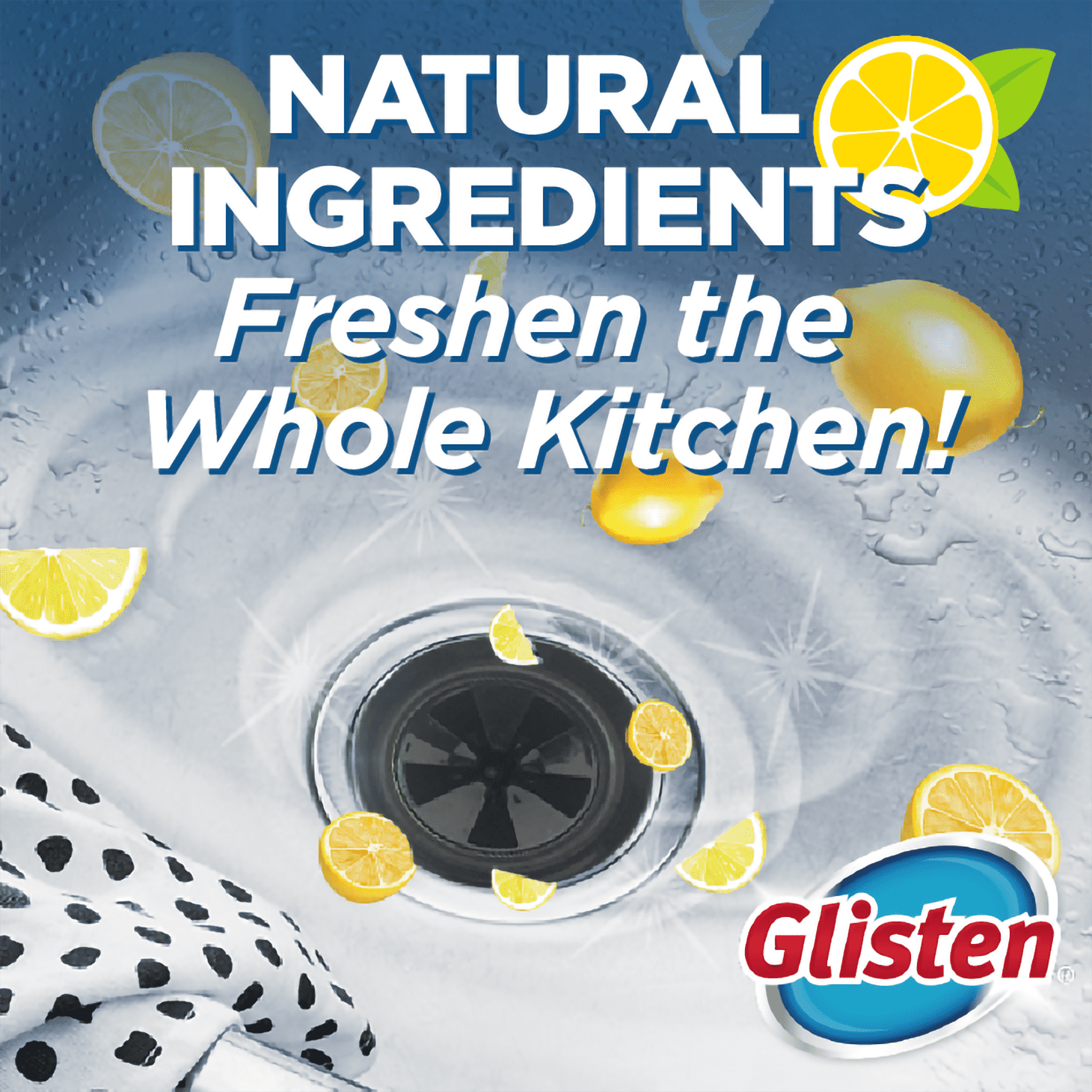 Glisten Disposer Care Freshener Pods, 10 Pack