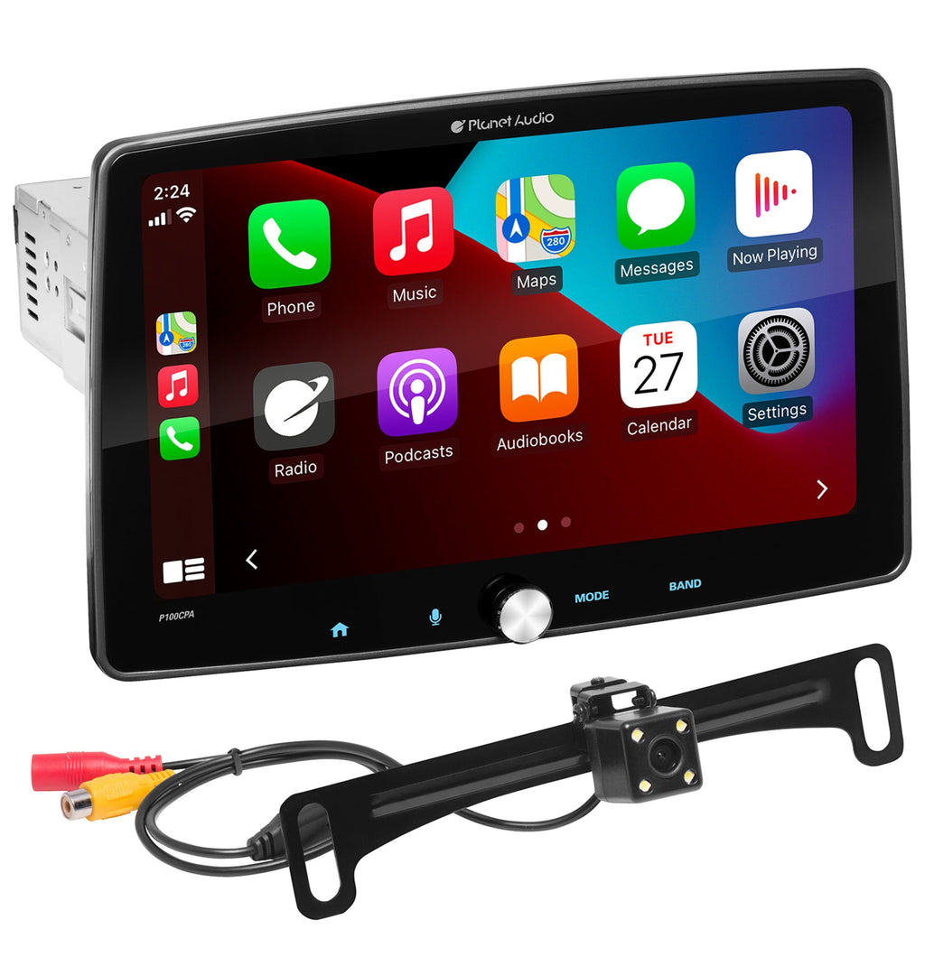Planet Audio P100CPAC Apple CarPlay Android Auto Car Audio Stereo System