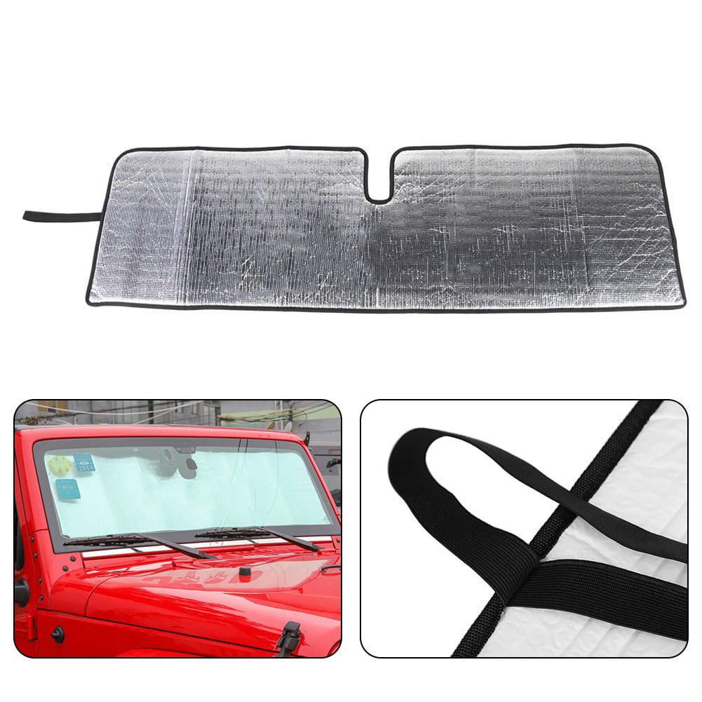 For Jeep Wrangler JK 2007-2018 Sunshade 2/4 Door Windshield UV Heat Insulation