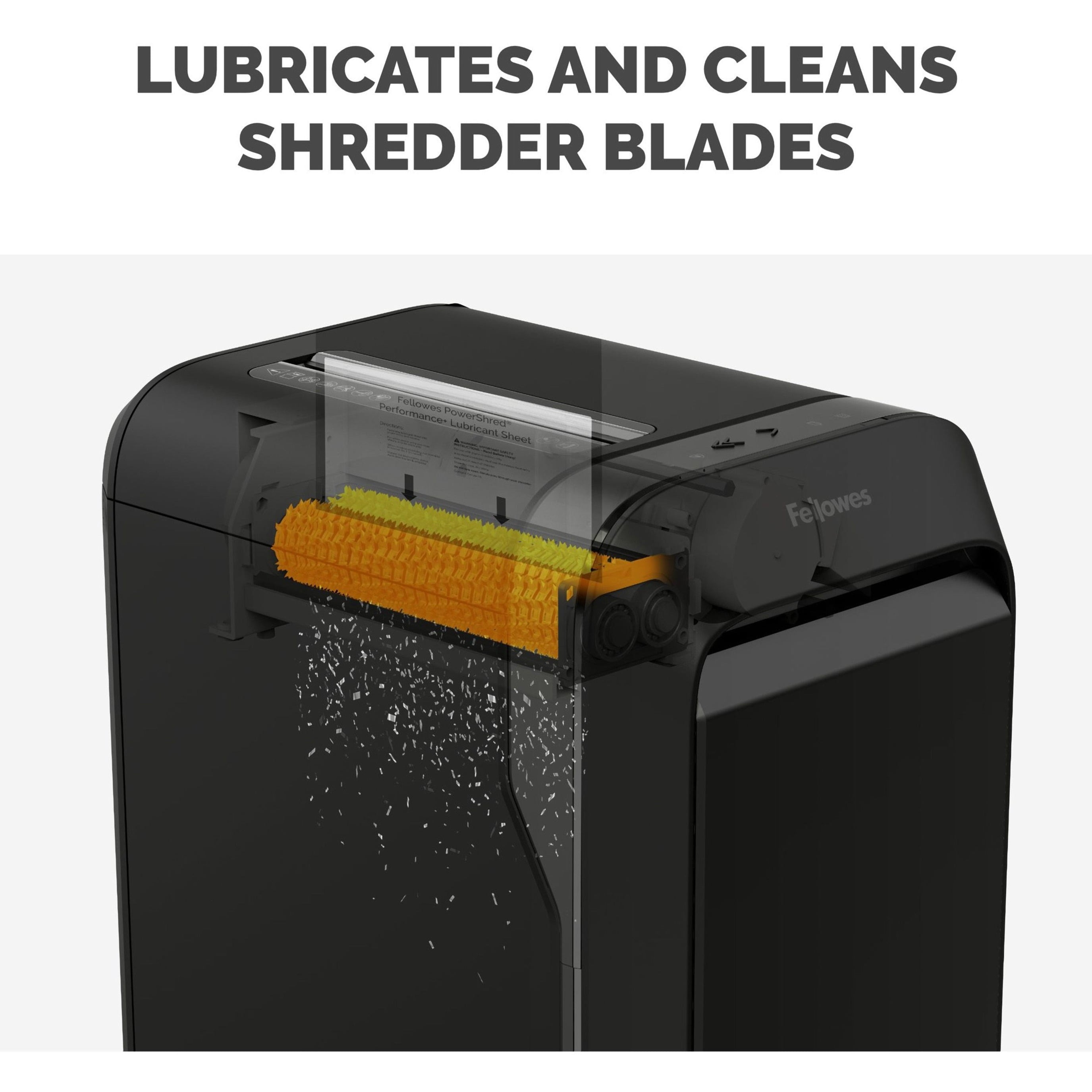 Fellowes FEL4015501 Oil Shredder, White - 10 Sheets - Pack of 10