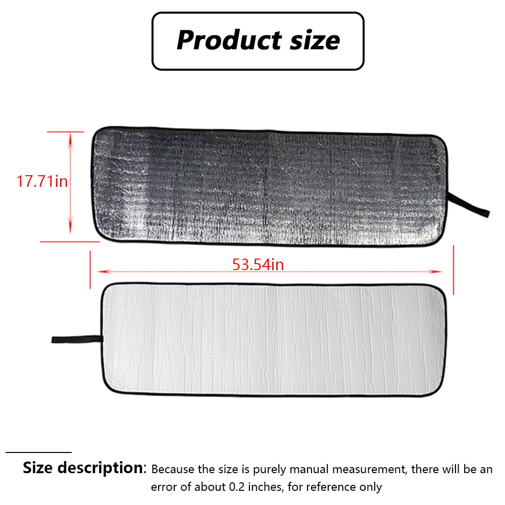 CheroCar Car Sun Shade Windshield Visor Cover for Jeep Wrangler JL JLU & Jeep Gladiator JT 2018-2023, Silver