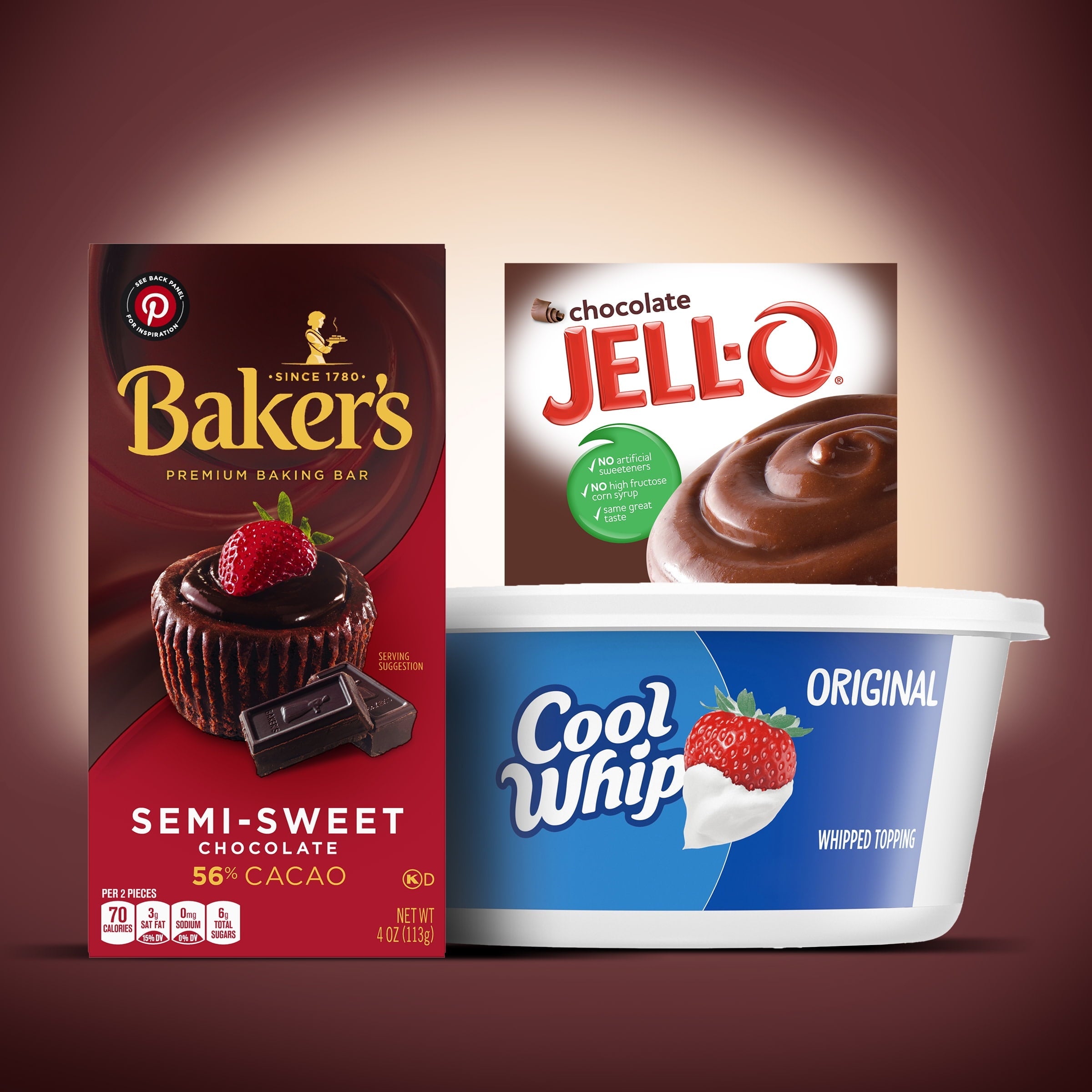 Jell-O Chocolate Instant Pudding Mix & Pie Filling, 5.9 oz. Box