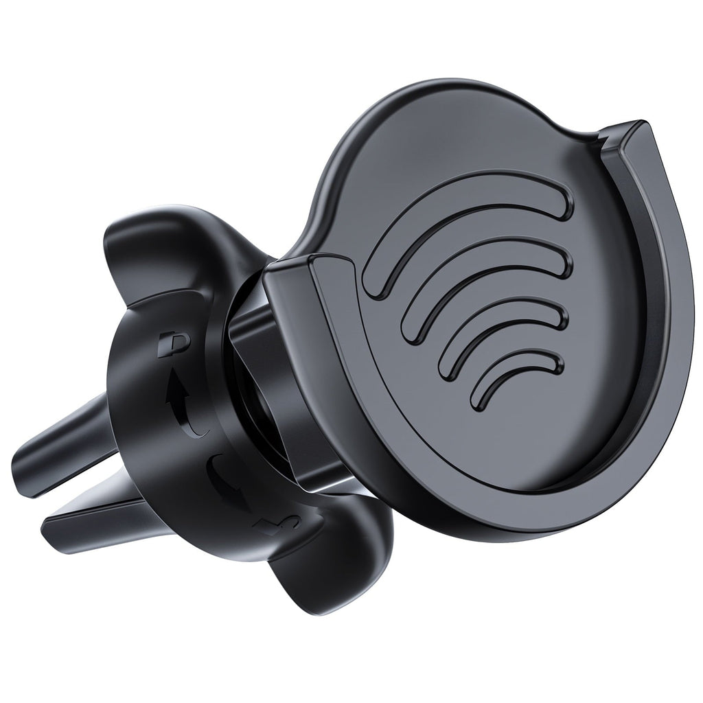 Air Vent Phone Holder for Socket, pop-tech Vent Car Mount Silicone with Adjustable Clip for Collapsible Grip Black