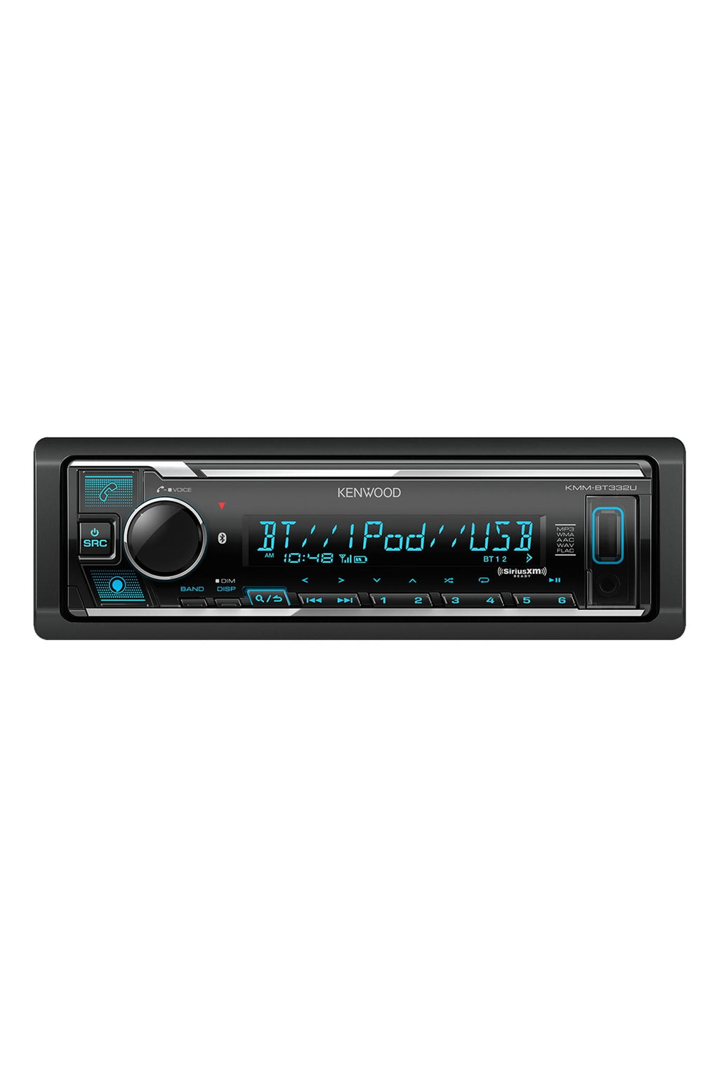 Kenwood KMM-BT332U Digital Media Receiver with Bluetooth &  Voice Control Built-In