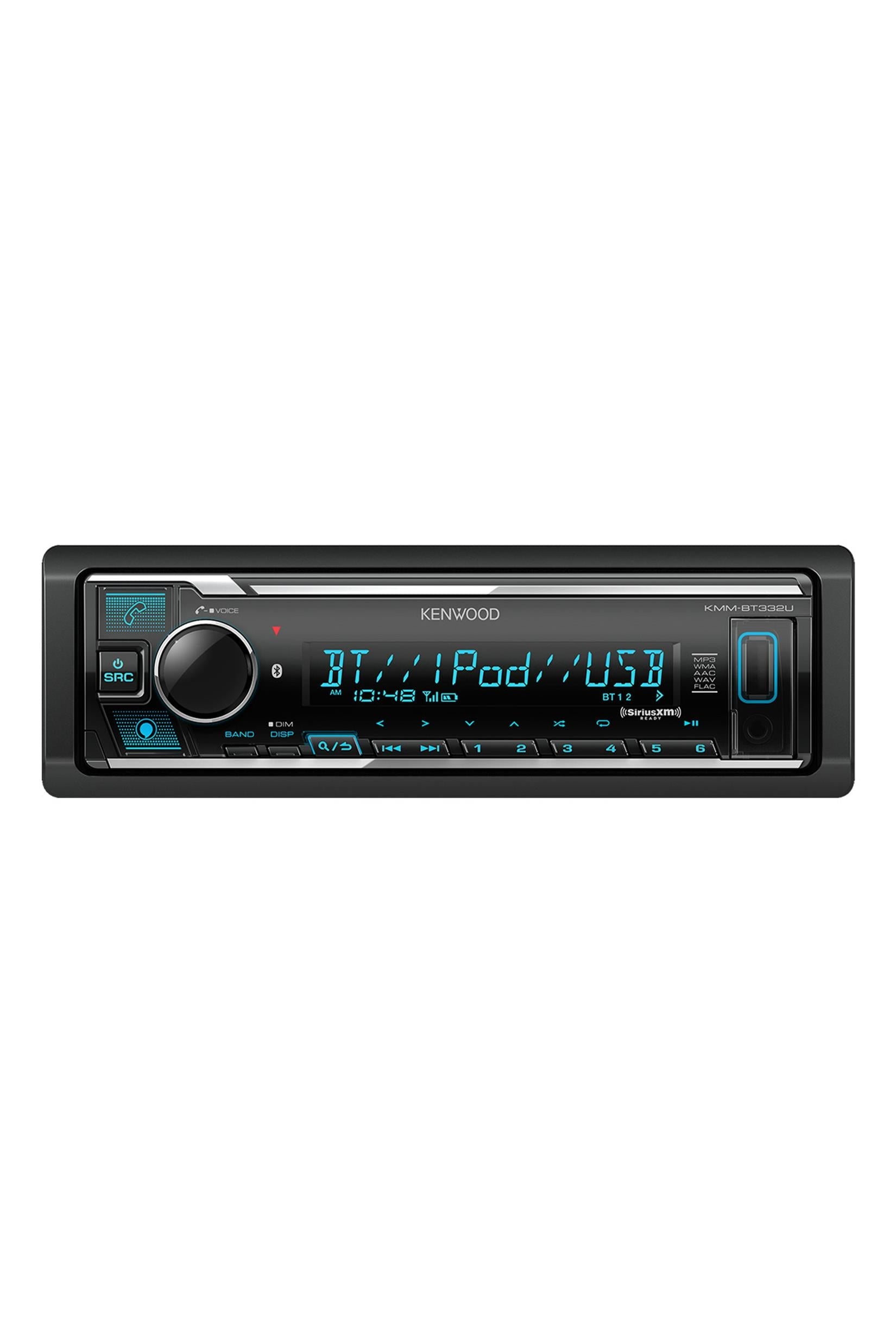Kenwood KMM-BT332U Digital Media Receiver with Bluetooth &  Voice Control Built-In