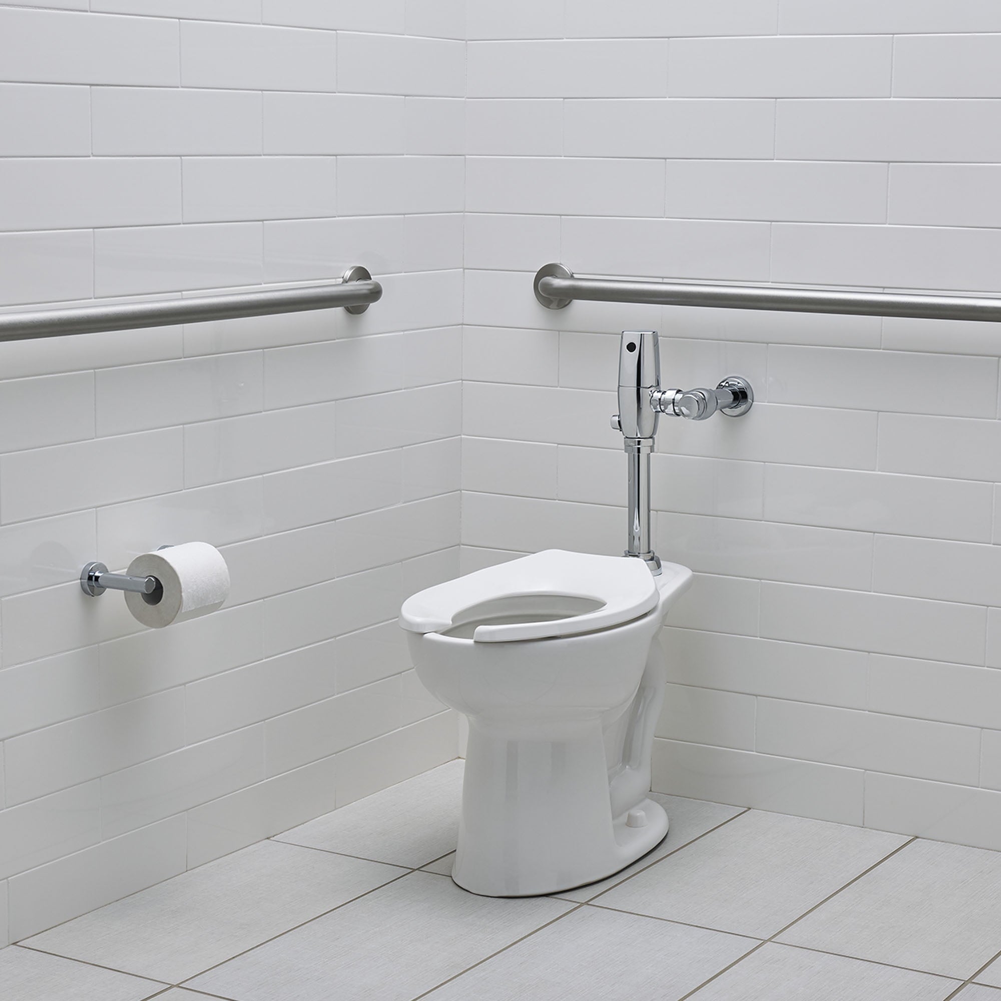 American Standard Open Front Elongated Toilet Seat in White