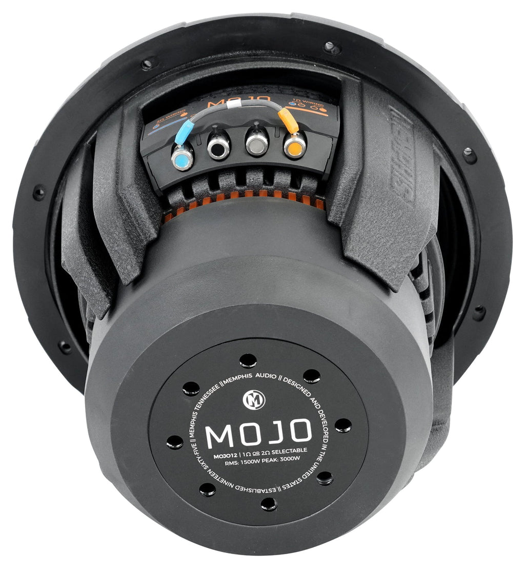 2 Memphis Audio MOJO 1212 12" 3000 Watt Competition Car Subwoofers Subs MOJO1212