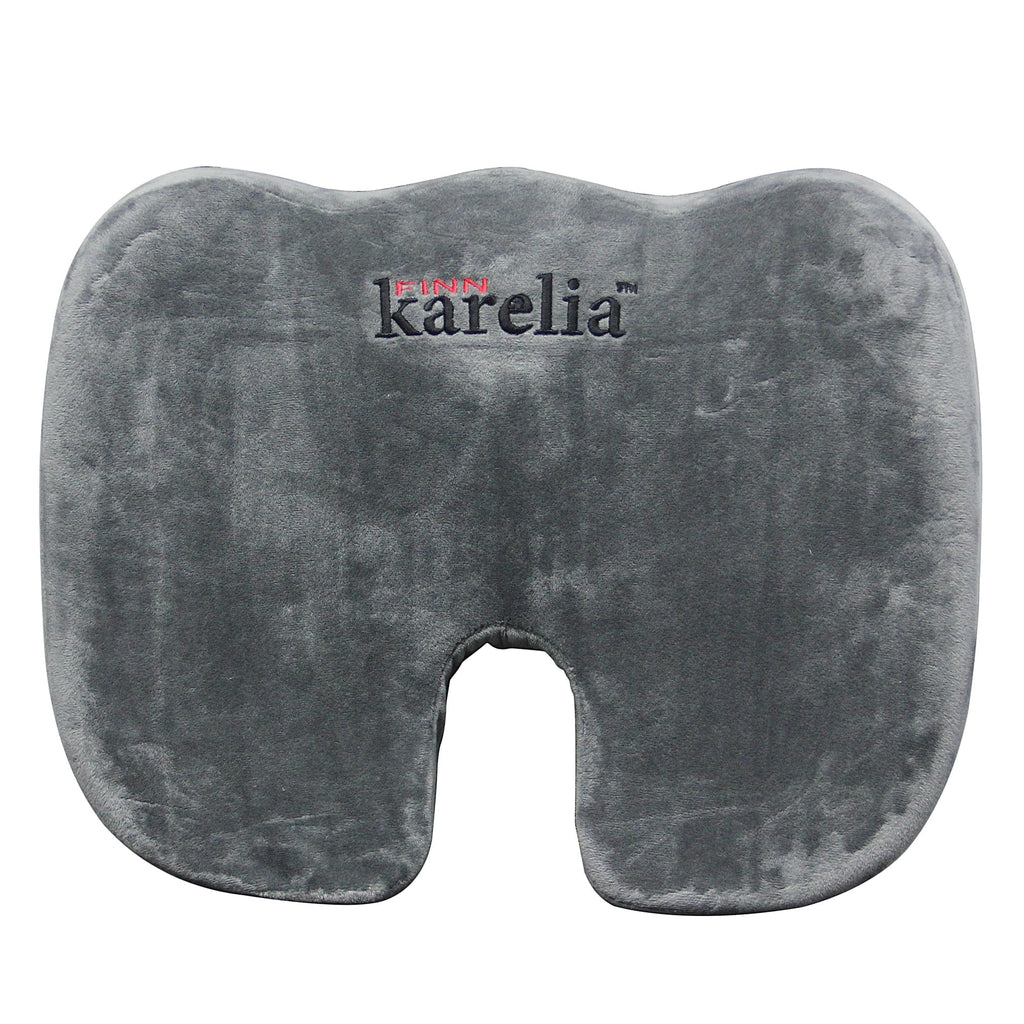 Finn Karelia Memory Foam Hemorrhoid Seat Cushion for for everyday use/Firm Pillow for Hemorrhoids, Prostate, Pregnancy, Post Natal Pain Relief, Surgery (1 Pack)