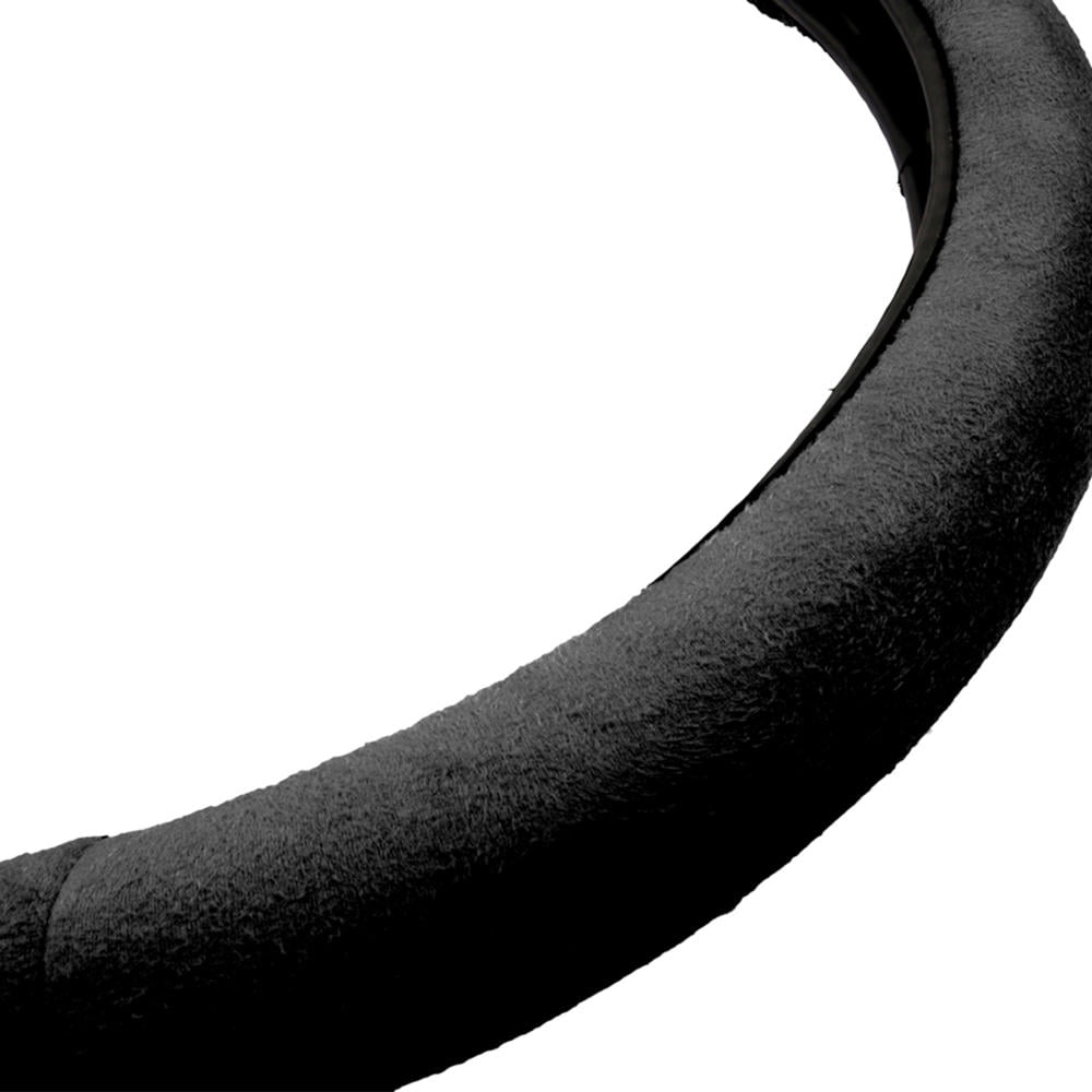 BDK Comfort Grip Memory Car Steering Wheel Cover - Standard Size, Max Protection From Hot & Cold Weather (3 Colors)