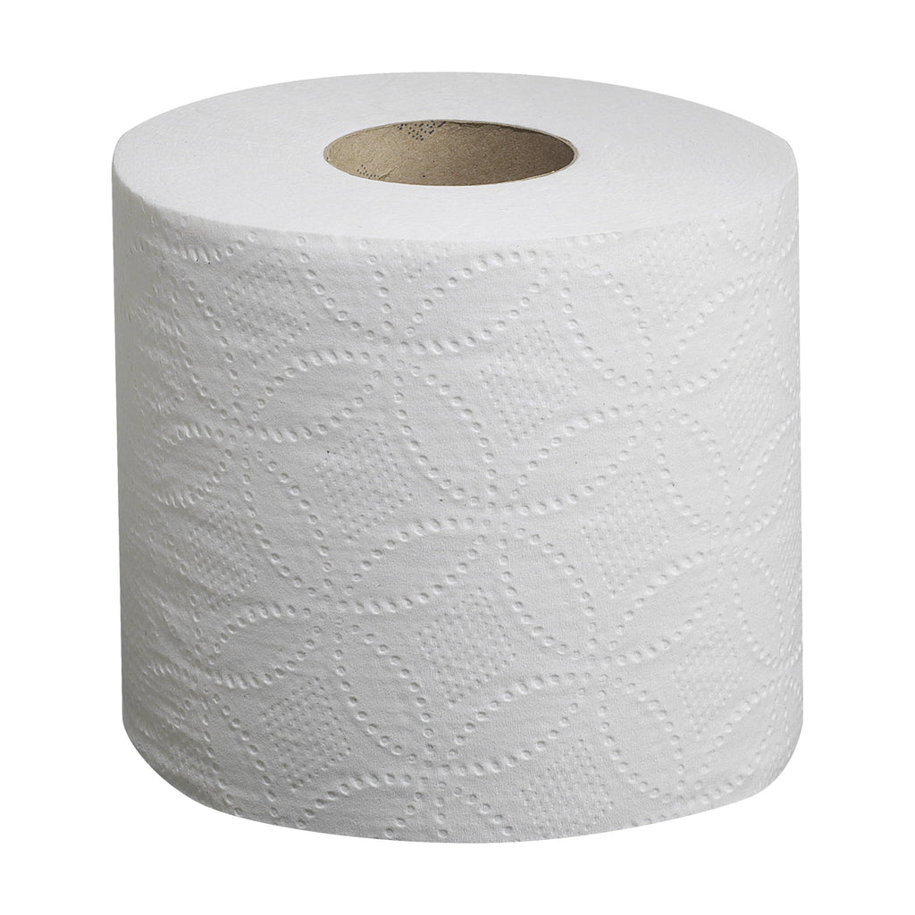 Georgia Pacific Professional Pacific Blue Basic Bathroom Tissue, Septic Safe, 2-Ply, White, 550 Sheets/Roll, 80 Rolls/Carton -GPC1988001