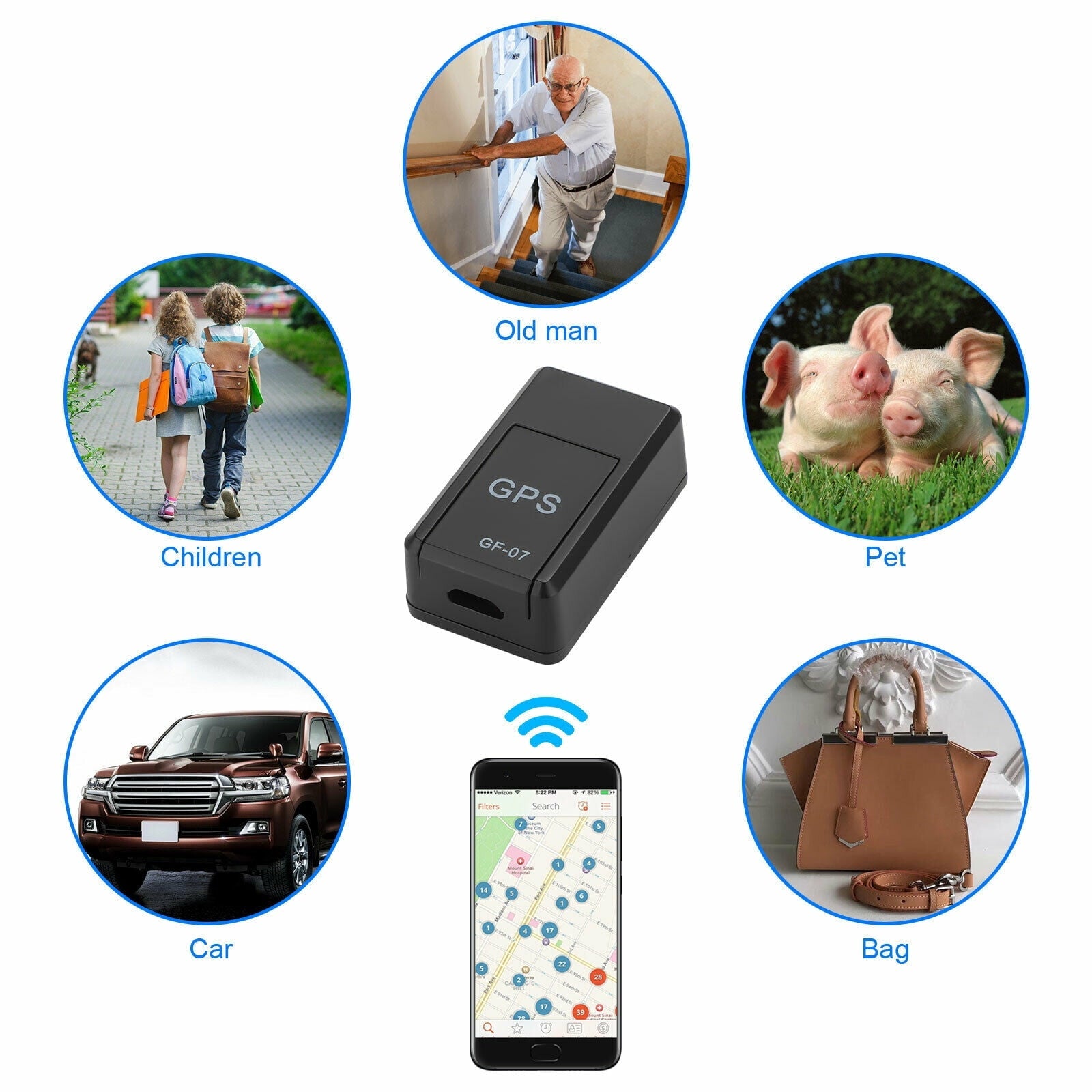 Mini GPS Real Time Car Locator Tracker GSM/GPRS Tracking Device
