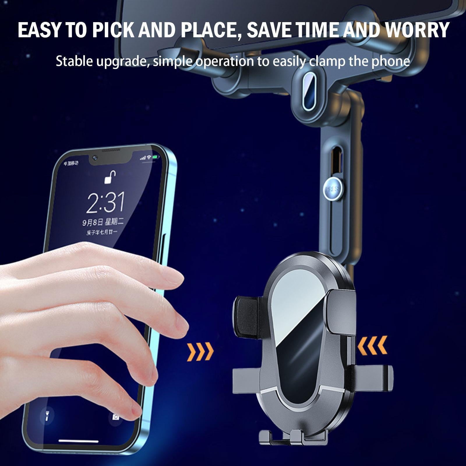 RIWPKFH Car Rearview Mirror Phone Holder Adjustable Phone Holder Mount for Mobile Phone GPS Support Stand Car Gadget Accessories