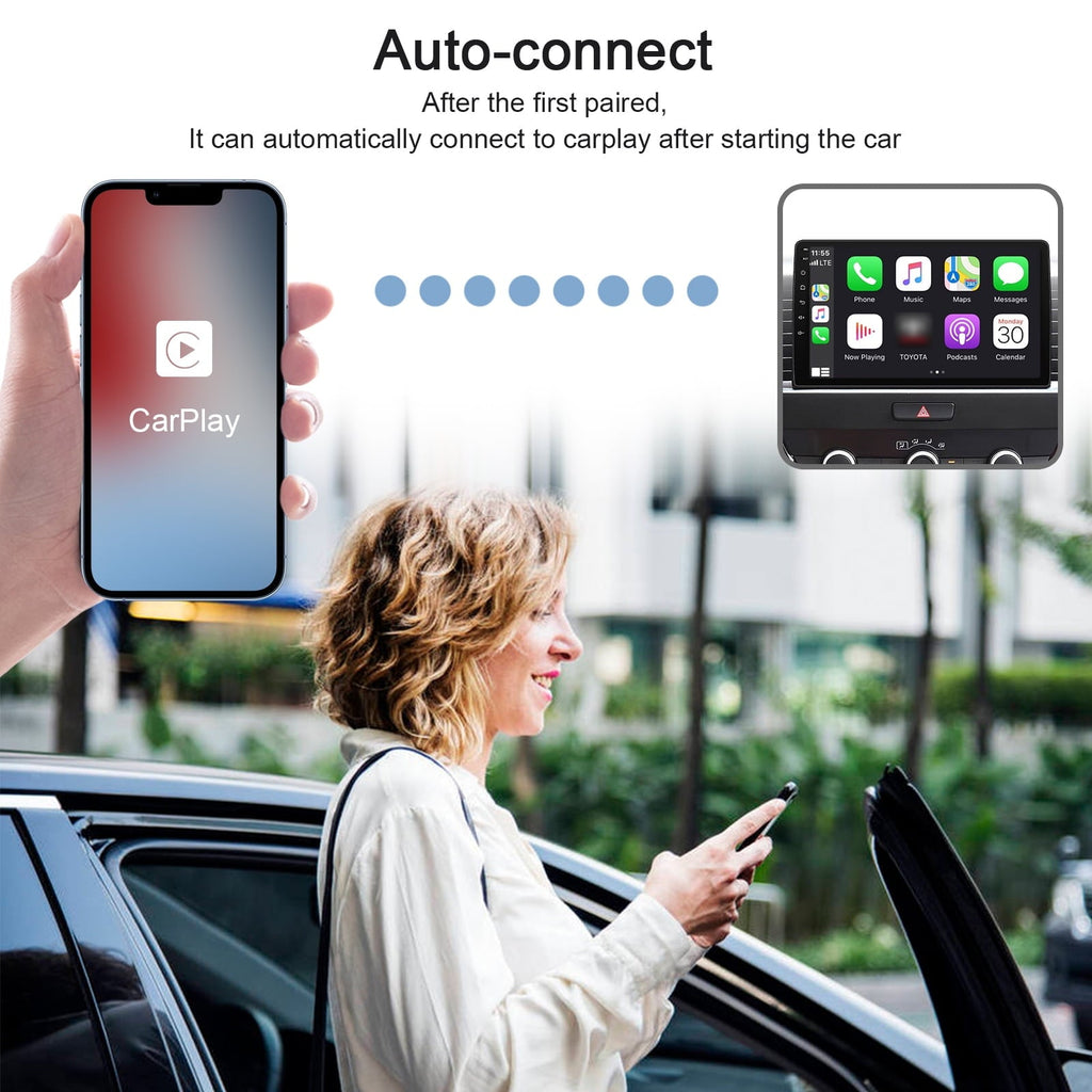 Virwir Wireless Apple Carplay Adapter, For Iphone Factory Wired Apple CarPlay Car Plug-and-Play (Please Check If It Fits Your Car Before Buying!!!!)