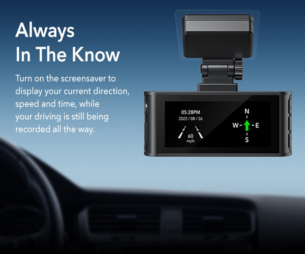REDTIGER Car Dash Cam with WiFi & GPS, Dash Camera 4K/2.5K Front+1080P Rear with Night Vision, Dual Dash Cam with 3.18" LCD Screen Display, Loop Recording, Parking Mode,Black