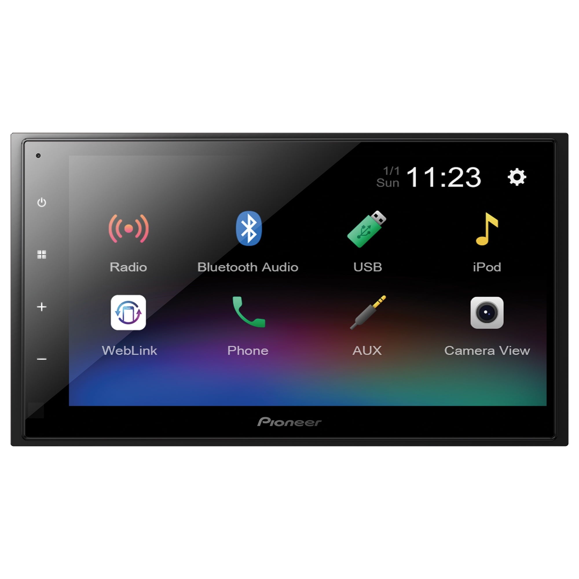 Pioneer DMH-340EX Bluetooth Media Android iPhone Alexa Pandora USB Aux 5-Ch 6.8 inch