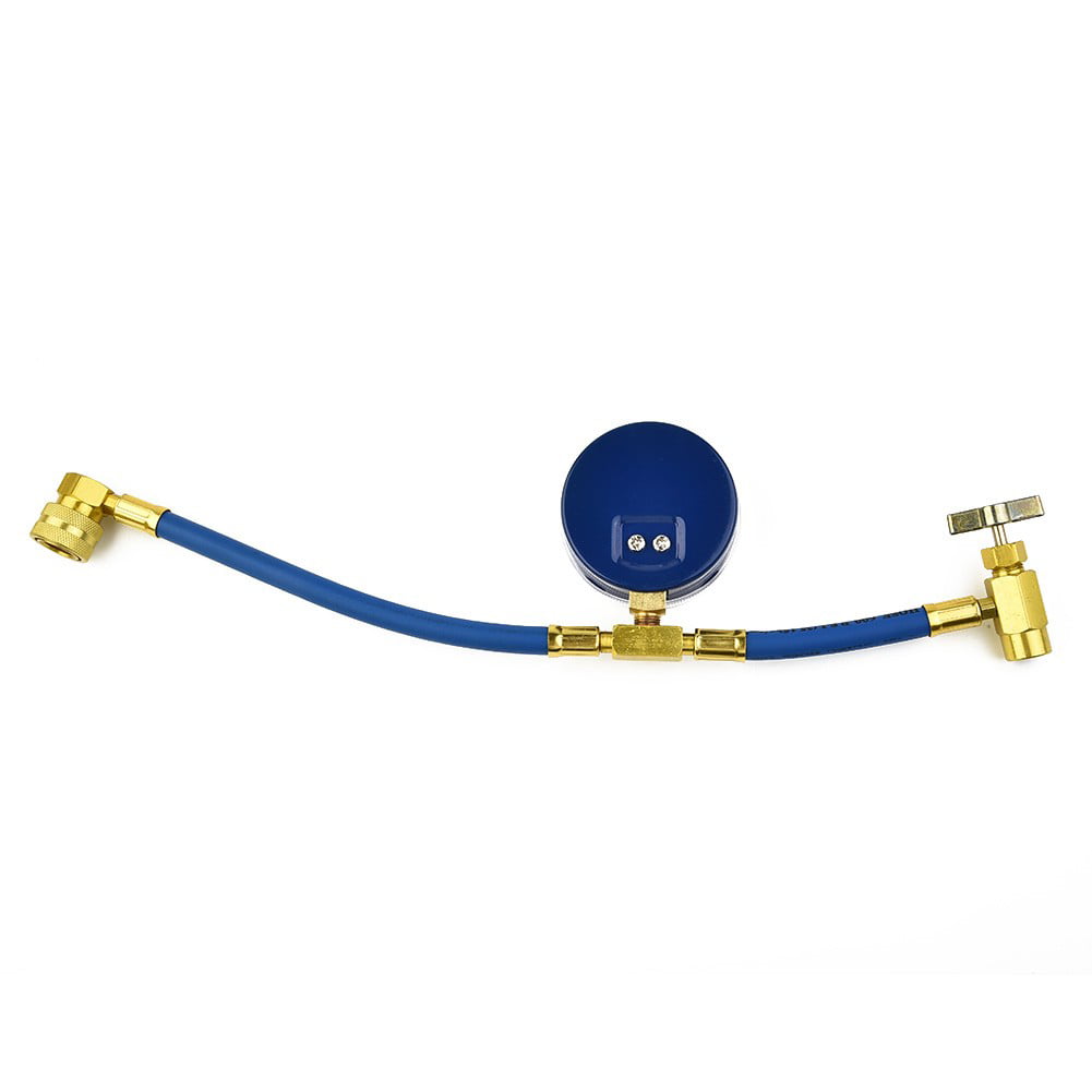 Car R134A Hose A/C Air Conditioning Recharge Hose Gas Gauge Tool Kit