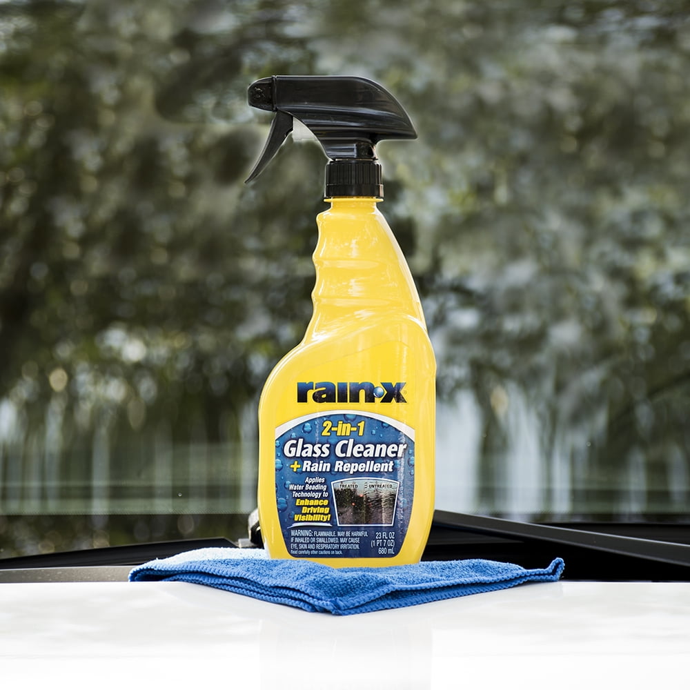 Rain-x 2-in-1 Glass Cleaner & Rain Repellant 16oz ITW - 630006W