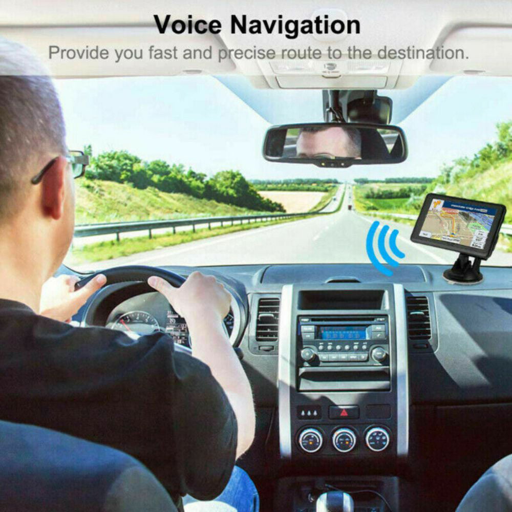 GPS for Car GPS Navigation for Car,5 inch Sat Nav 8GB+256MB Speed Voice Guidance Route Planning Lifetime Free Map Update