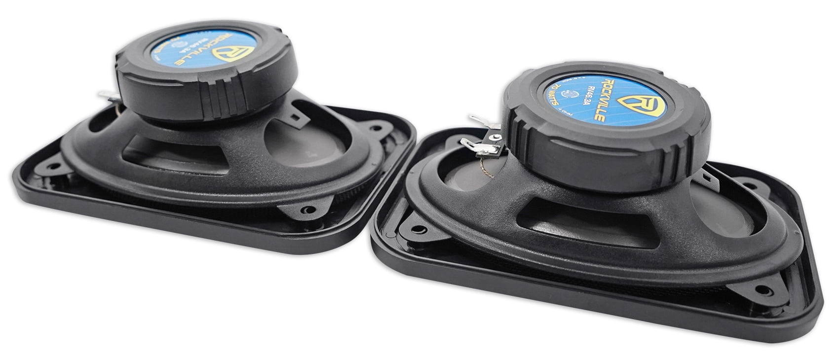 (4) Rockville RV46.3A 4x6" 3-Way Car Speakers 1000 Watts/140 Watts RMS CEA Rated