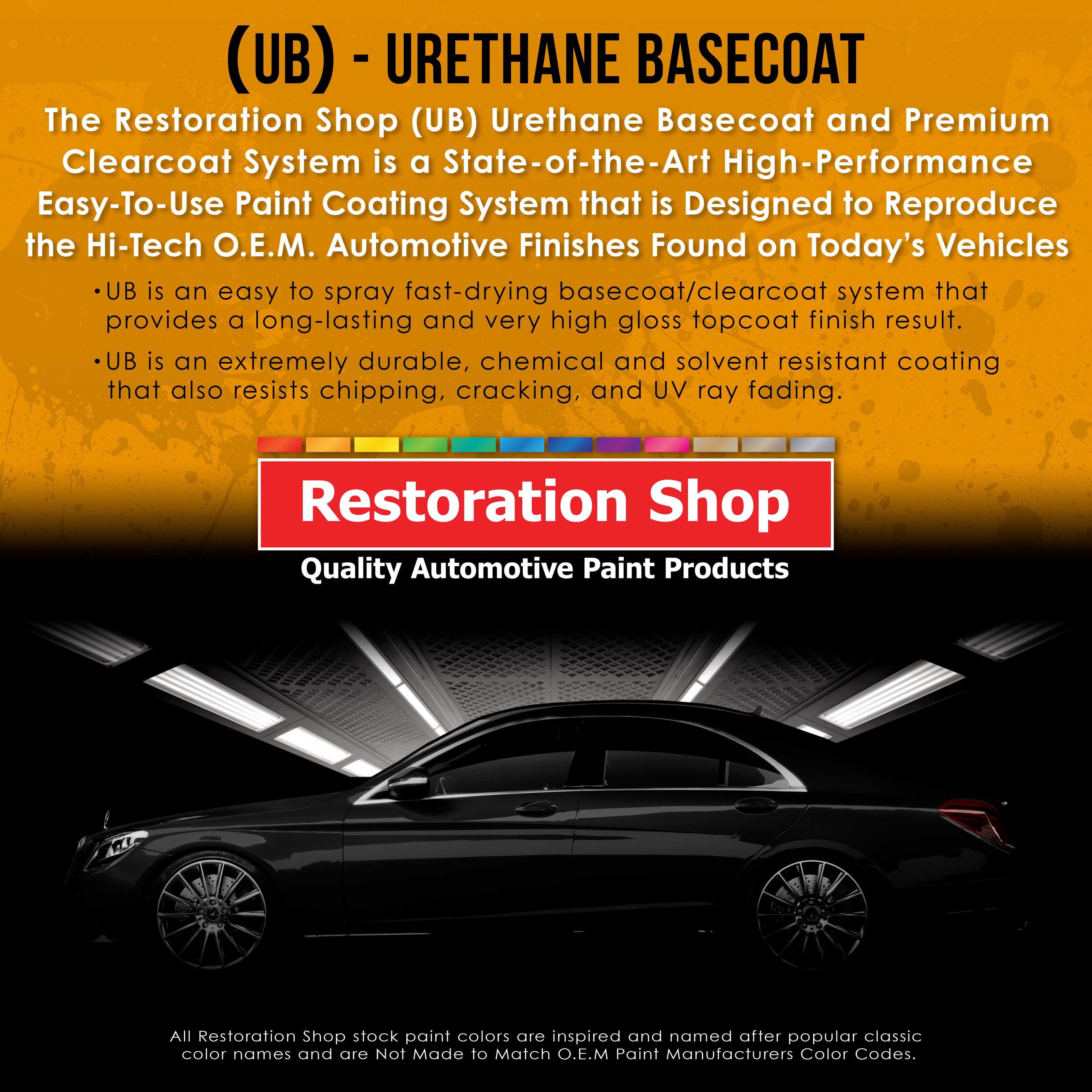 Quarter Mile Red Gallon URETHANE BASECOAT CLEARCOAT Car Auto Paint FAST Kit