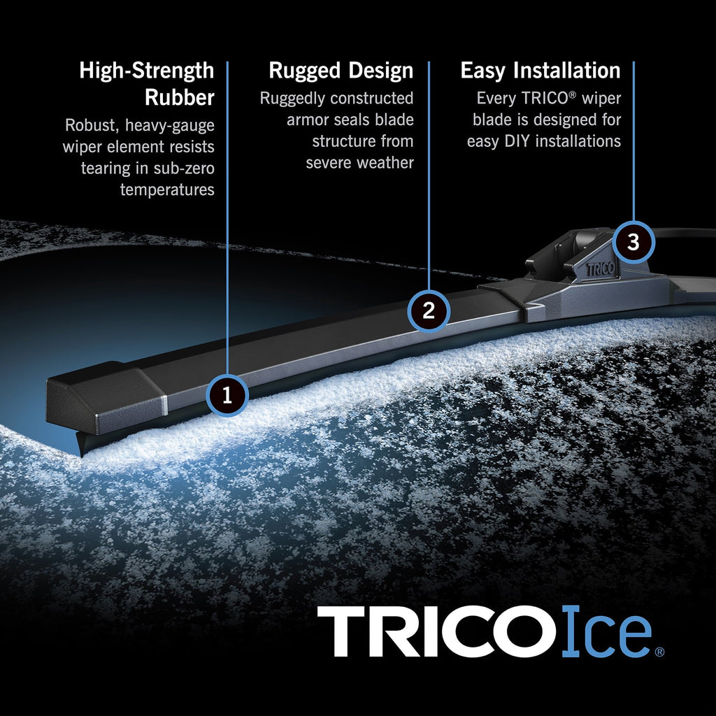 TRICO ICE 22" Extreme Winter Weather Beam Windshield Wiper Blade, 35-220