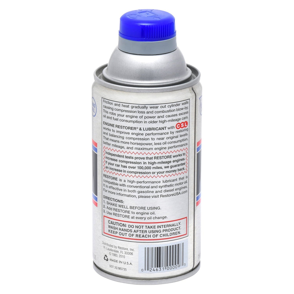 Restore (00009) 4-Cylinder Formula Engine Restorer and Lubricant - 9 oz.
